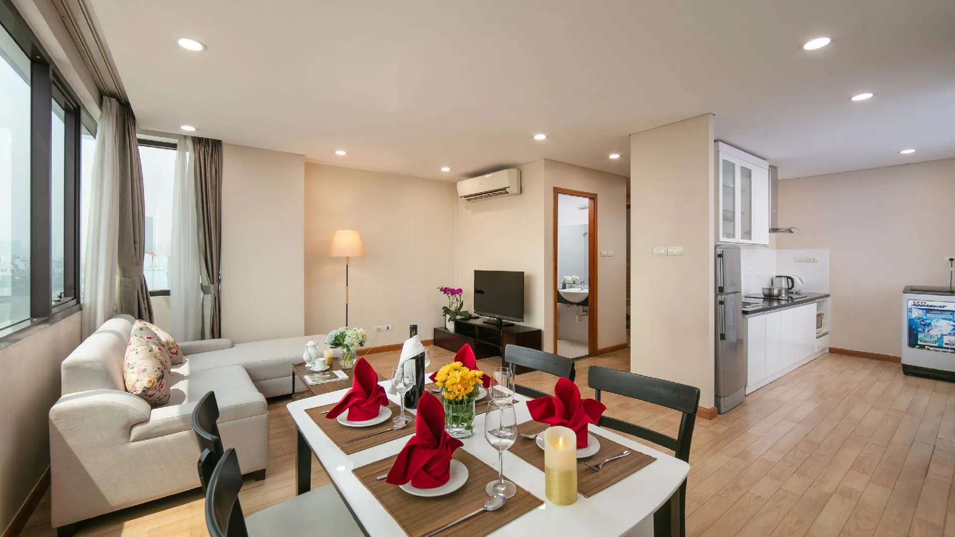 하노이 HB 서비스 아파트먼트 - 121B 콴 호아 2성급 호텔 스위트룸