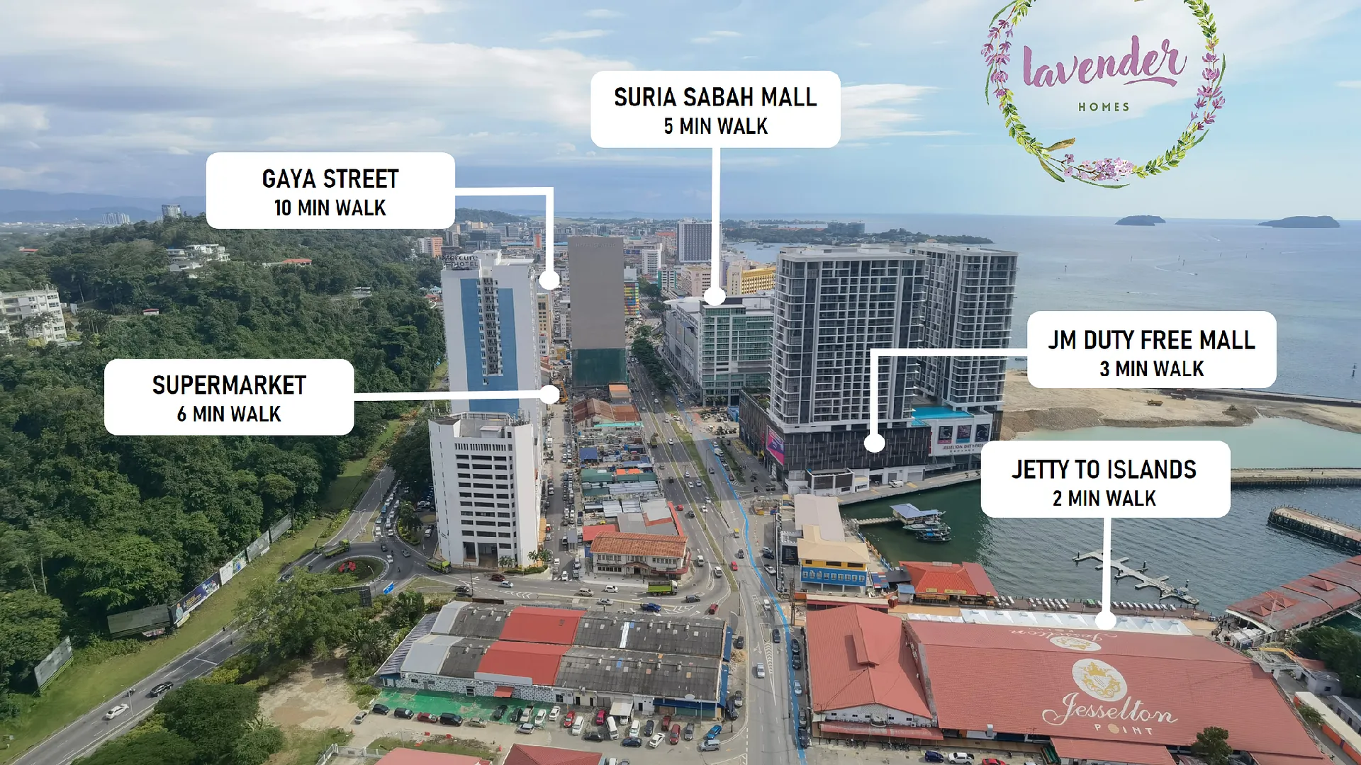 코타키나발루 쿠알라 펜유의 아파트먼트 (49m², 침실 2개, 프라이빗 욕실 1개) 3성급 싱글룸 스위트룸