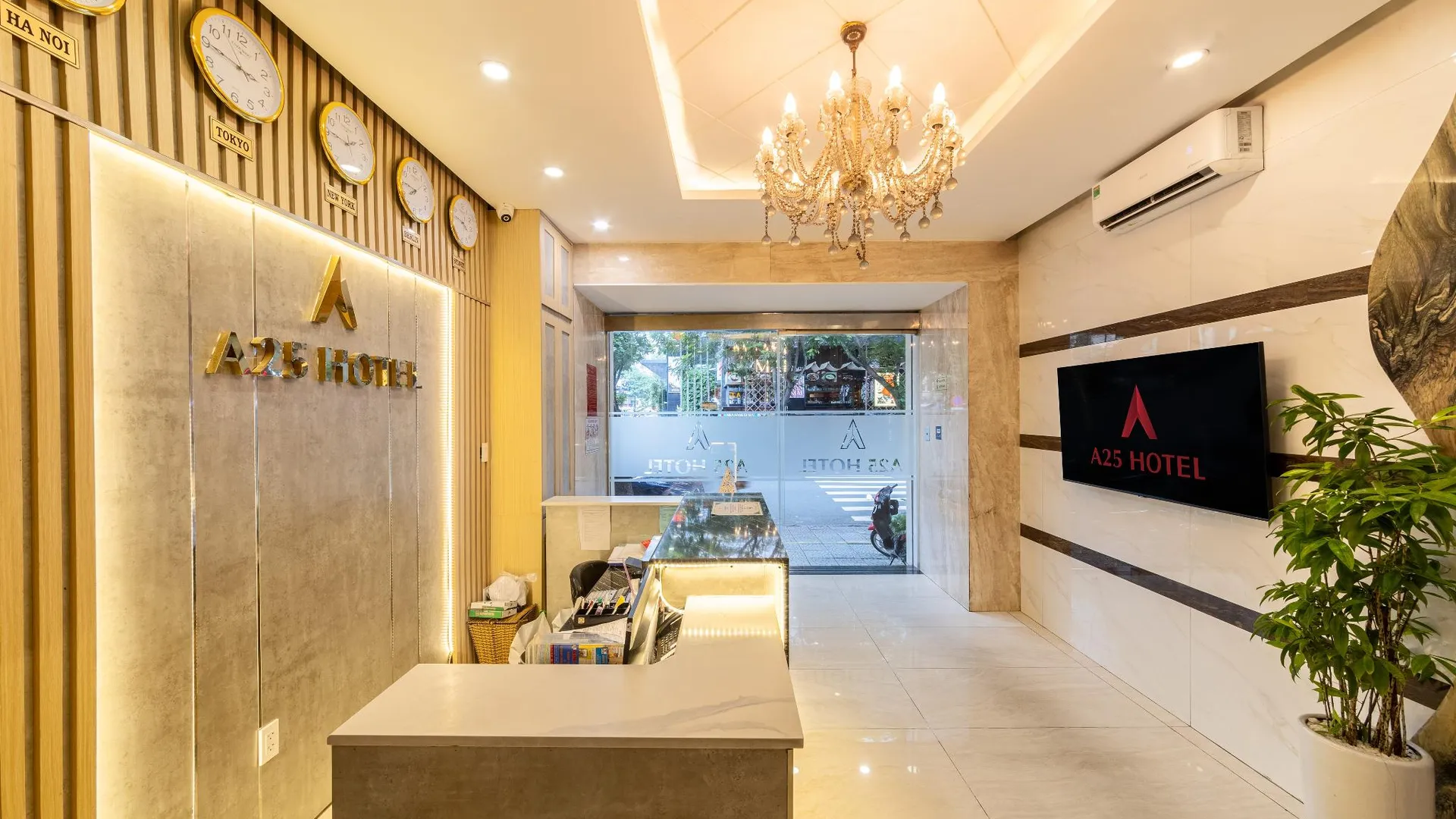 호치민 A25 호텔 - 75 레 티 홍 감 2성급 호텔 레스토랑