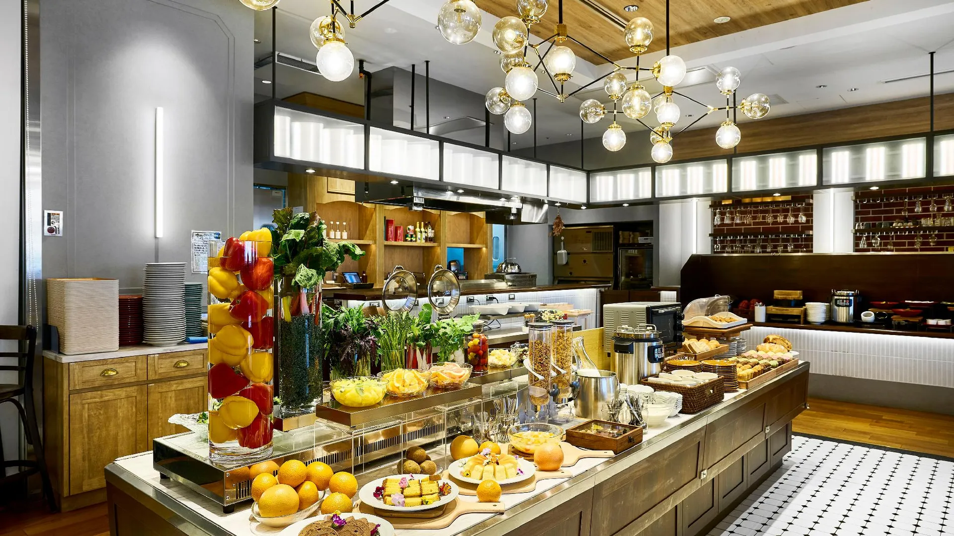 후쿠오카 다이와 로이넷 호텔 하카타 레이센 프리미어 4성급 호텔 레스토랑