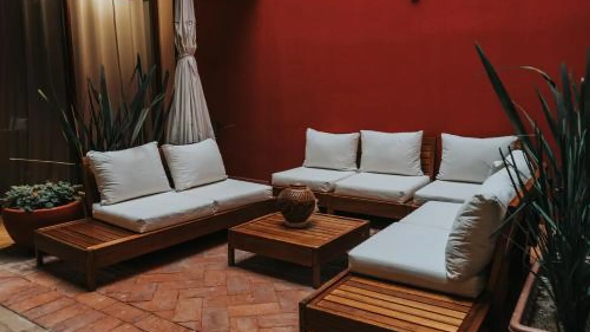 오악사카 Hotel Casa Puga 4성급 호텔 로비