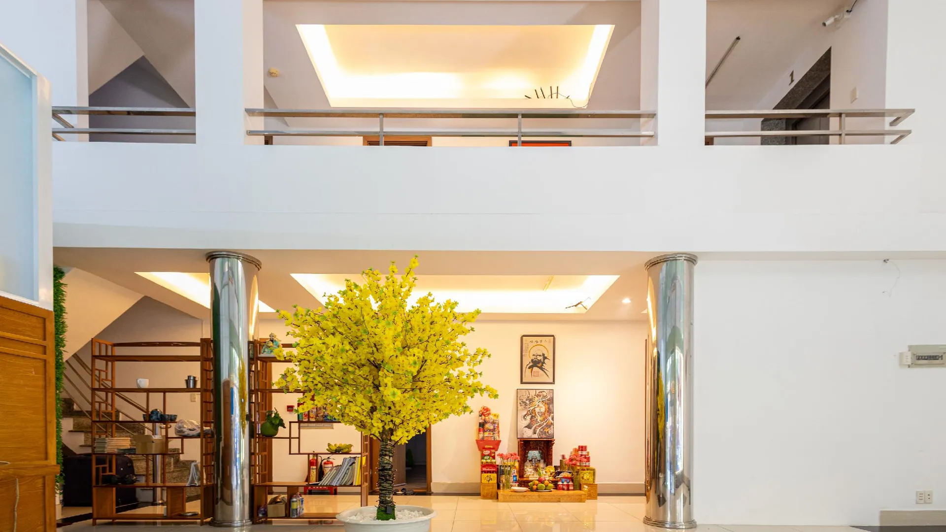 호치민 다오지아 2 호텔 아파트먼트-셀프 체크인 1성급 호텔 로비