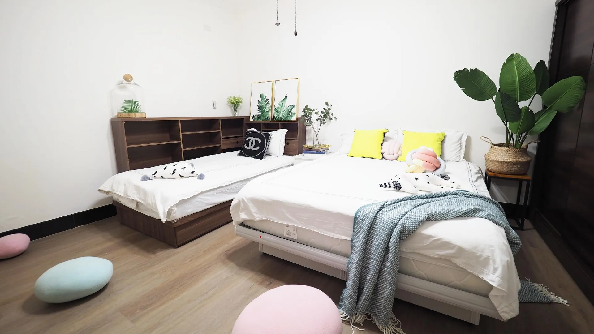 타이베이 쑹산 구의 아파트먼트 (148m², 침실 4개, 프라이빗 욕실 3개) 4성급 싱글룸 객실