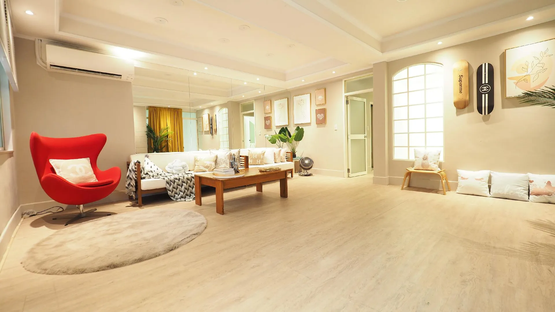 타이베이 다안 구의 프라이빗 하우스 (132m², 침실 4개, 프라이빗 욕실 2개) 3성급 싱글룸 로비