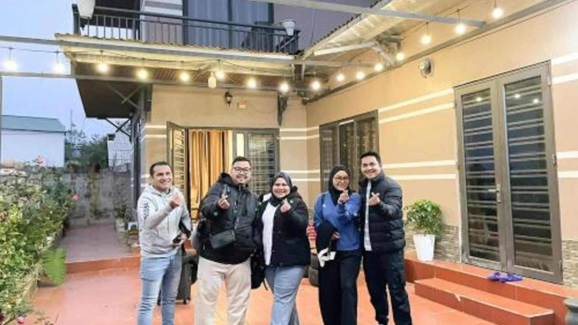 사파 사빠 도심의 프라이빗 하우스 (200m², 침실 3개, 프라이빗 욕실 3개) 4성급 게스트하우스 전망