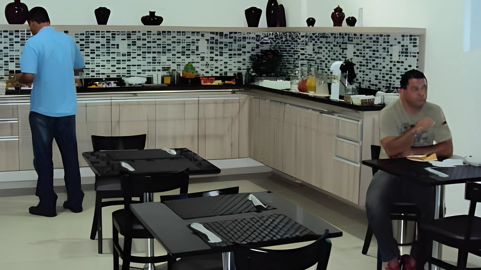 수자 Hotel La Ville 1성급 호텔 레스토랑