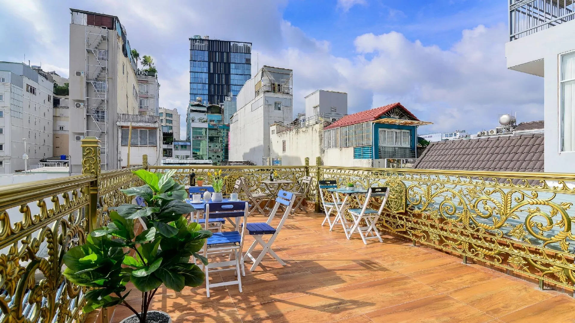 호치민 우디 하우스 사이공 센터 호텔 레스토랑