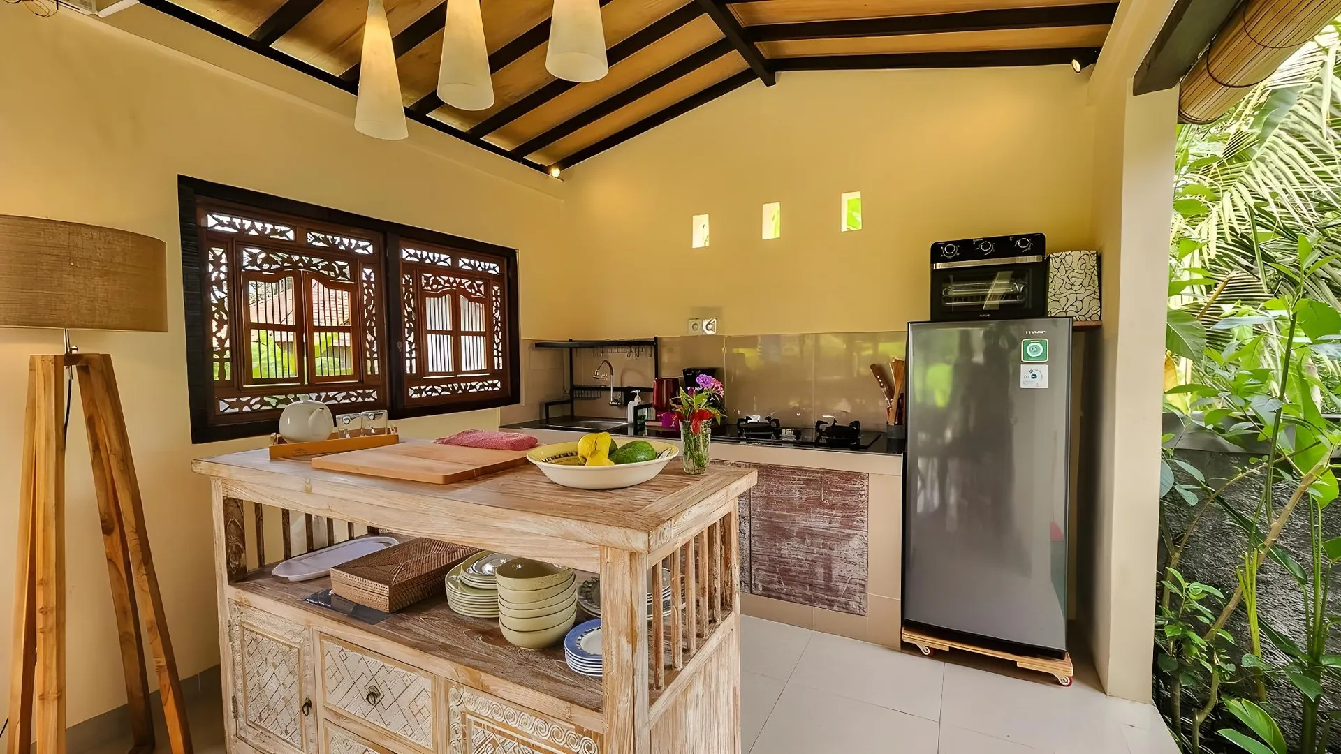 발리 우붓의 빌라 (100m², 침실 2개, 프라이빗 욕실 2개) 4성급 게스트하우스 수영장