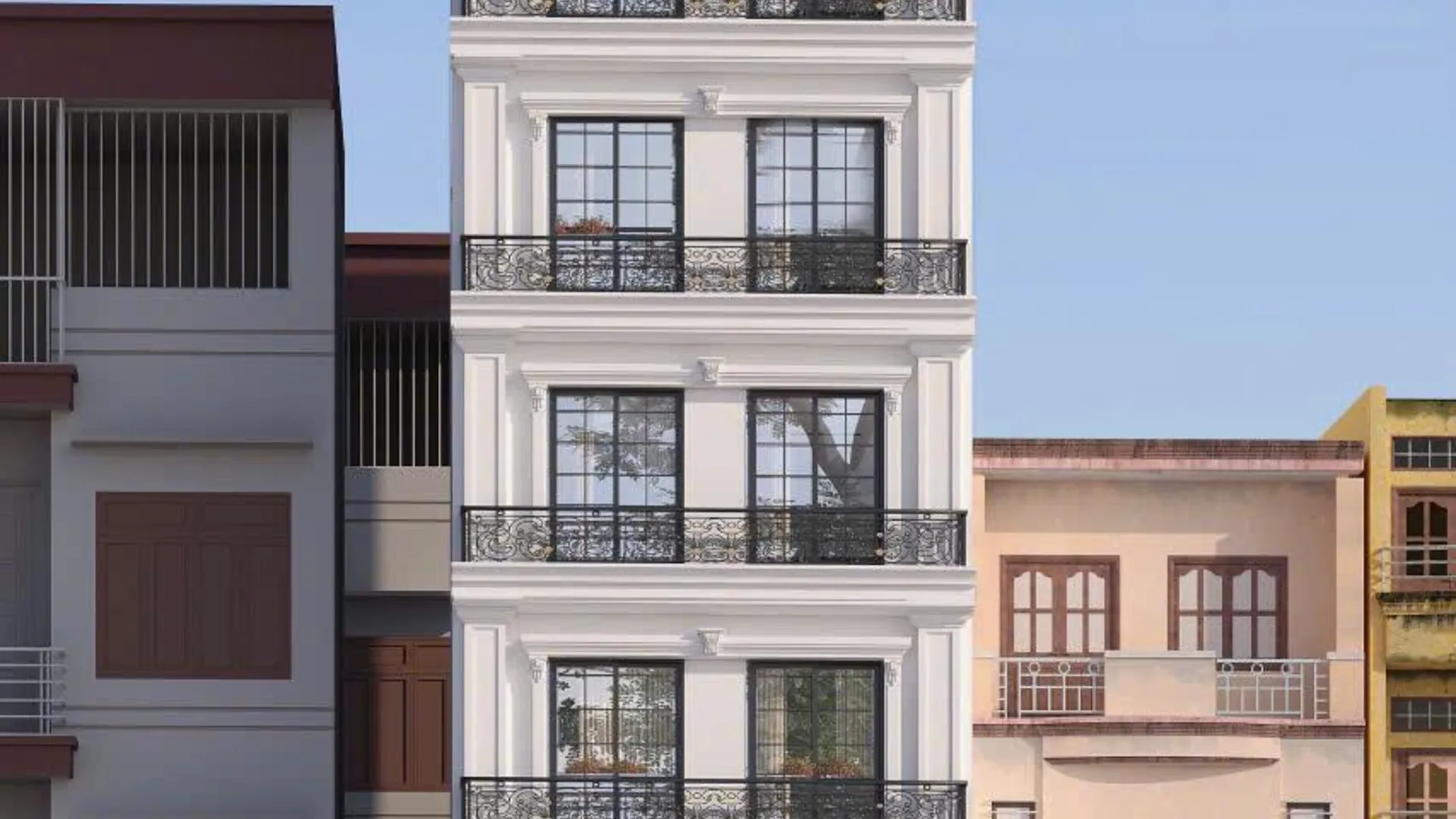 하노이 스튜디오 하이바쯩 3성급 호텔 전망