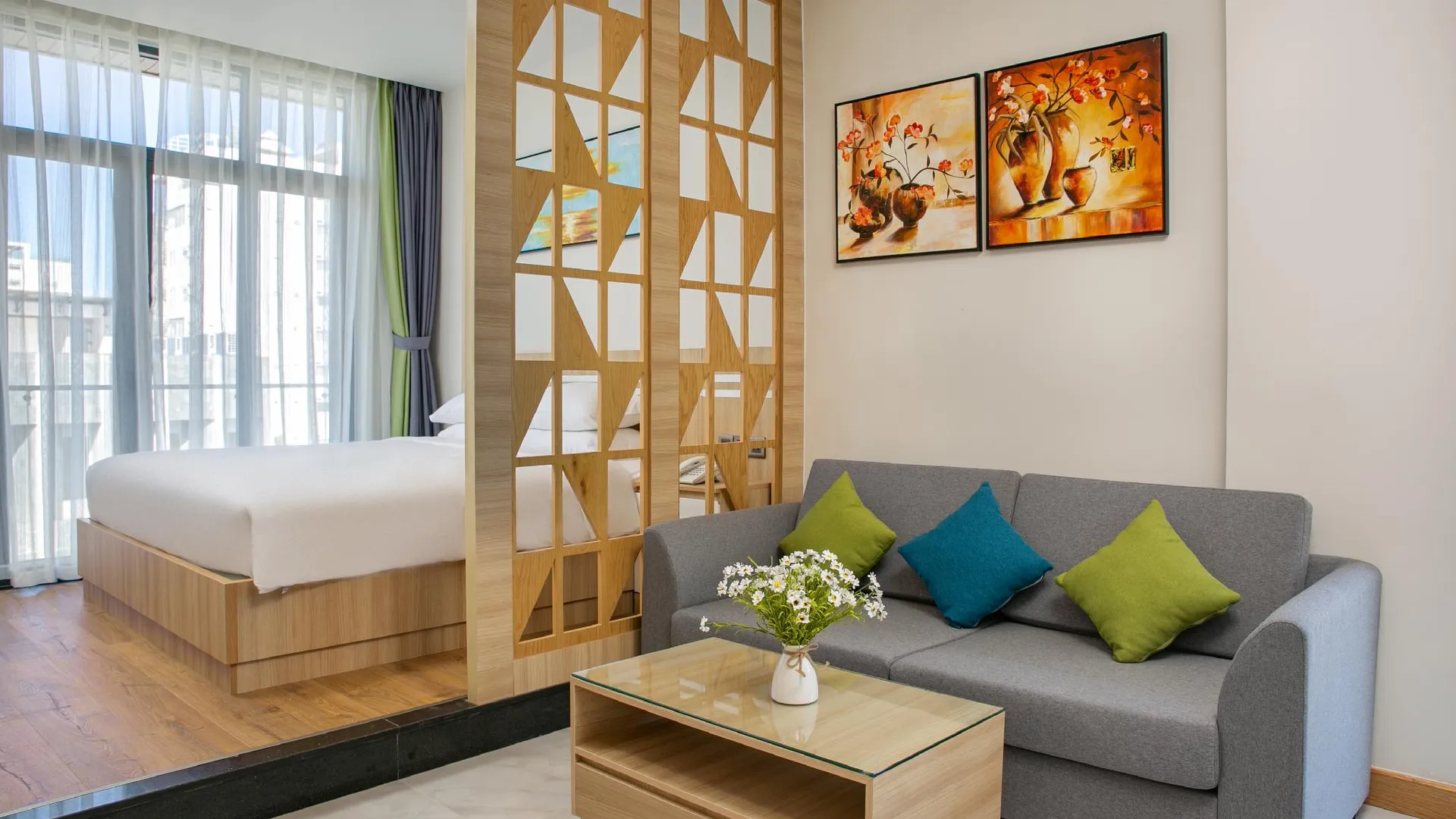 다낭 선 리버 호텔 앤 아파트먼트 4성급 호텔 스위트룸