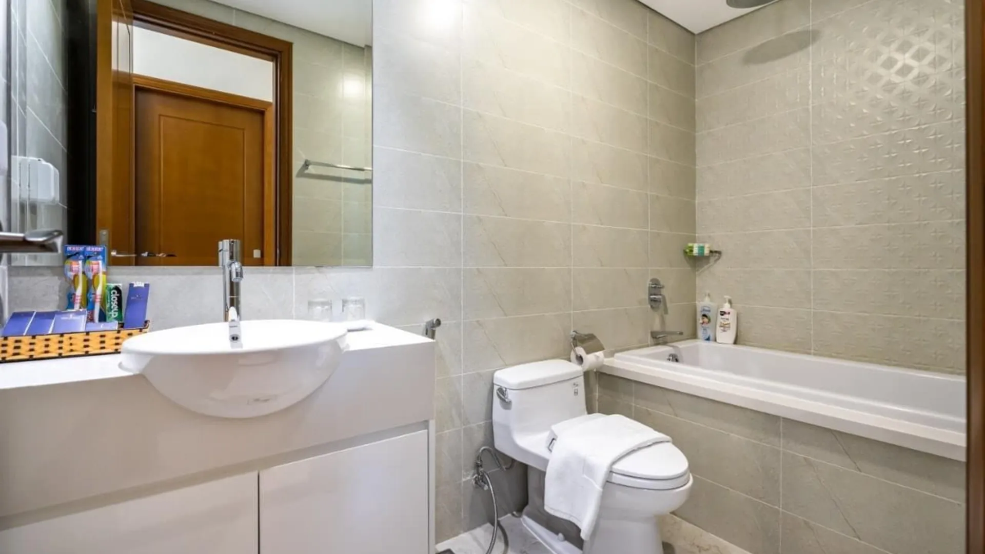 호치민 빈탄의 아파트먼트 (53m², 침실 1개, 프라이빗 욕실 1개) 5성급 싱글룸 부대시설