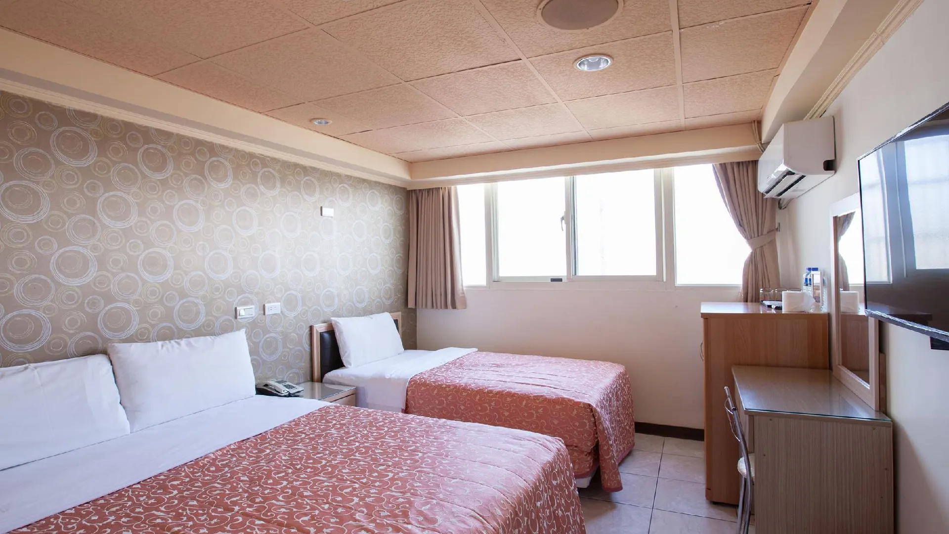 타이베이 티 화 호텔 2성급 호텔 객실