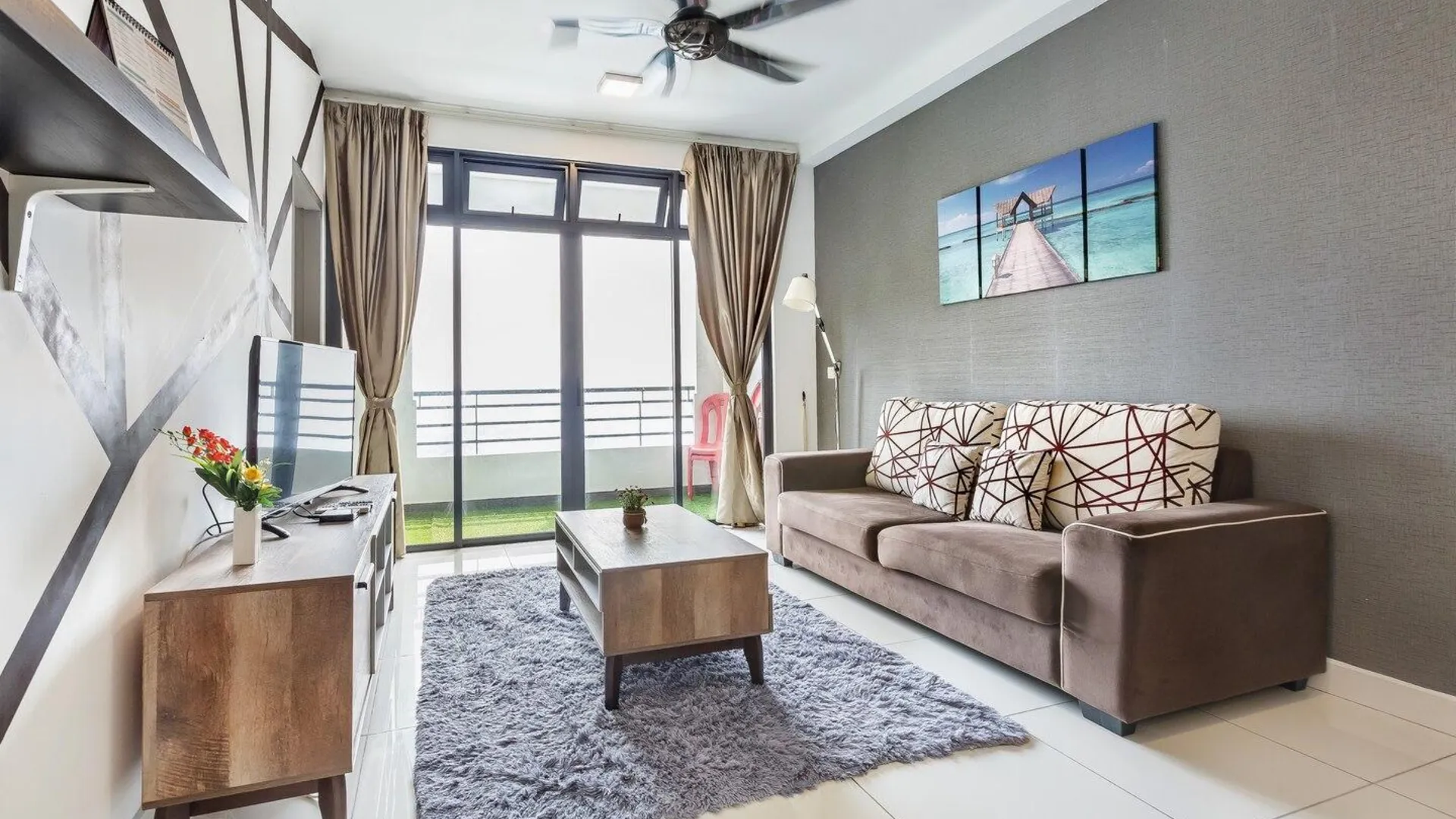 조호바루 / 조호르바루 테브라우의 아파트먼트 (1200m², 침실 3개, 프라이빗 욕실 2개) 4성급 게스트하우스 객실