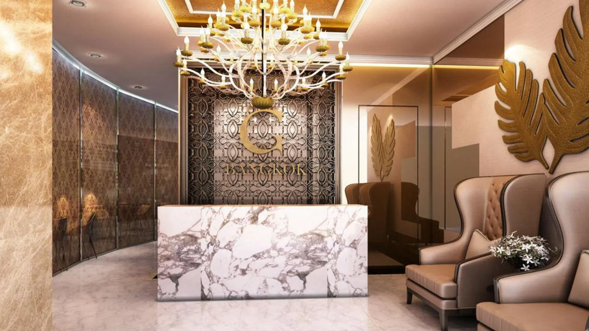 방콕 아스피라 G 수쿰빗 33 4성급 호텔 객실