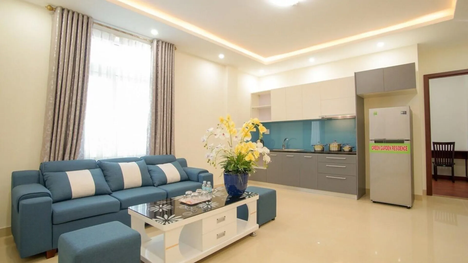 다낭 그린 가든 레지던스 호텔 - 비치까지 5m 2성급 호텔 스위트룸