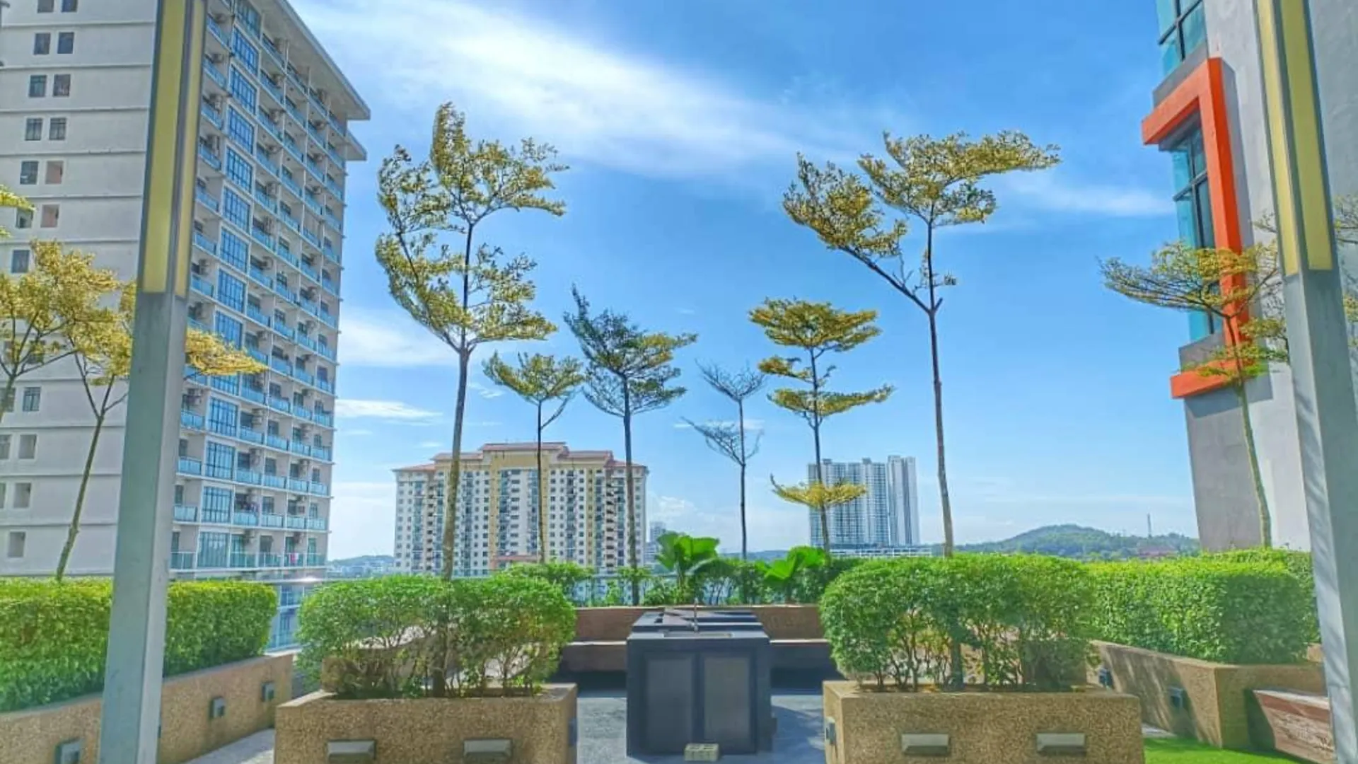 조호바루 / 조호르바루 테브라우의 스튜디오 아파트먼트 (62m², 프라이빗 욕실 1개) 3성급 싱글룸 레스토랑