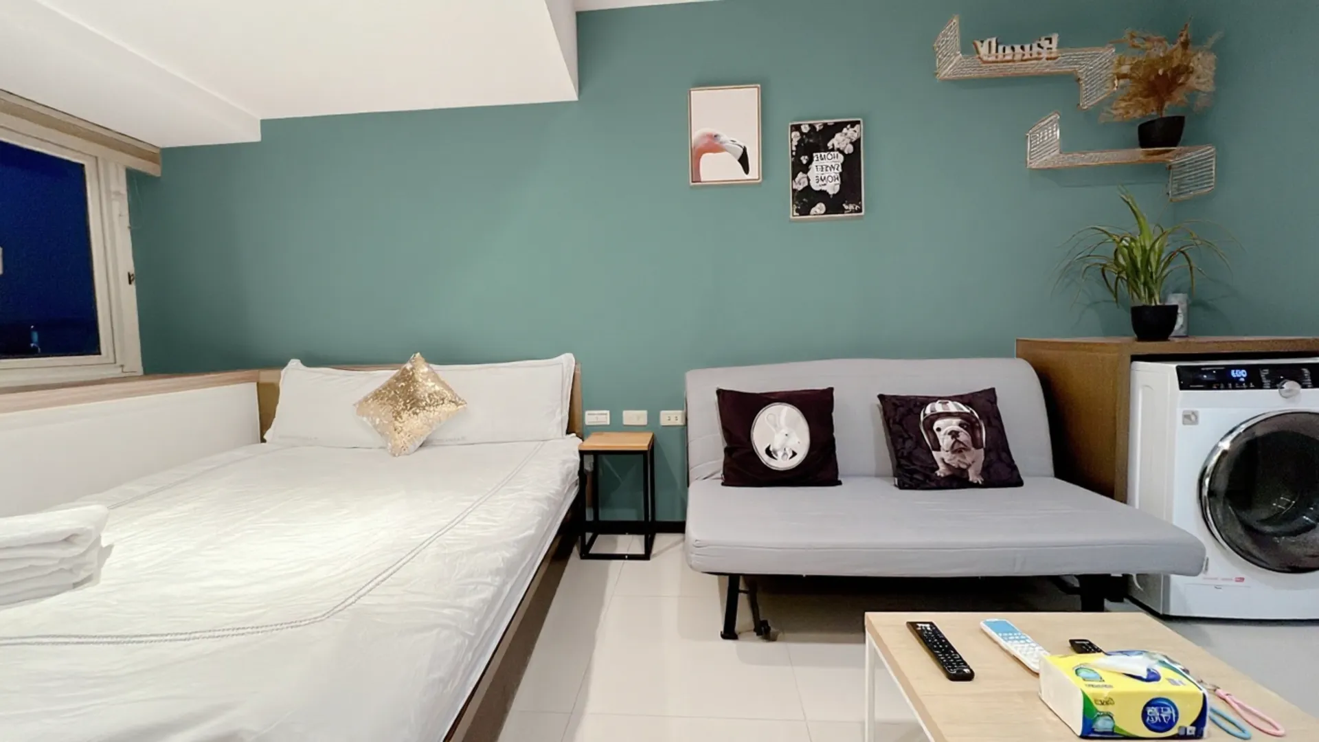 타이베이 다안 구의 스튜디오 아파트먼트 (49m², 프라이빗 욕실 1개) 2성급 싱글룸 외관