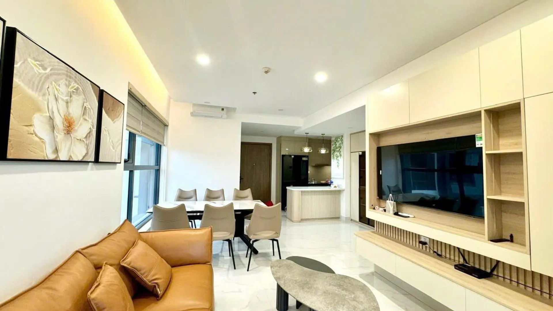 호치민 탄푸의 아파트먼트 (88m², 침실 2개, 프라이빗 욕실 2개) 5성급 싱글룸 객실