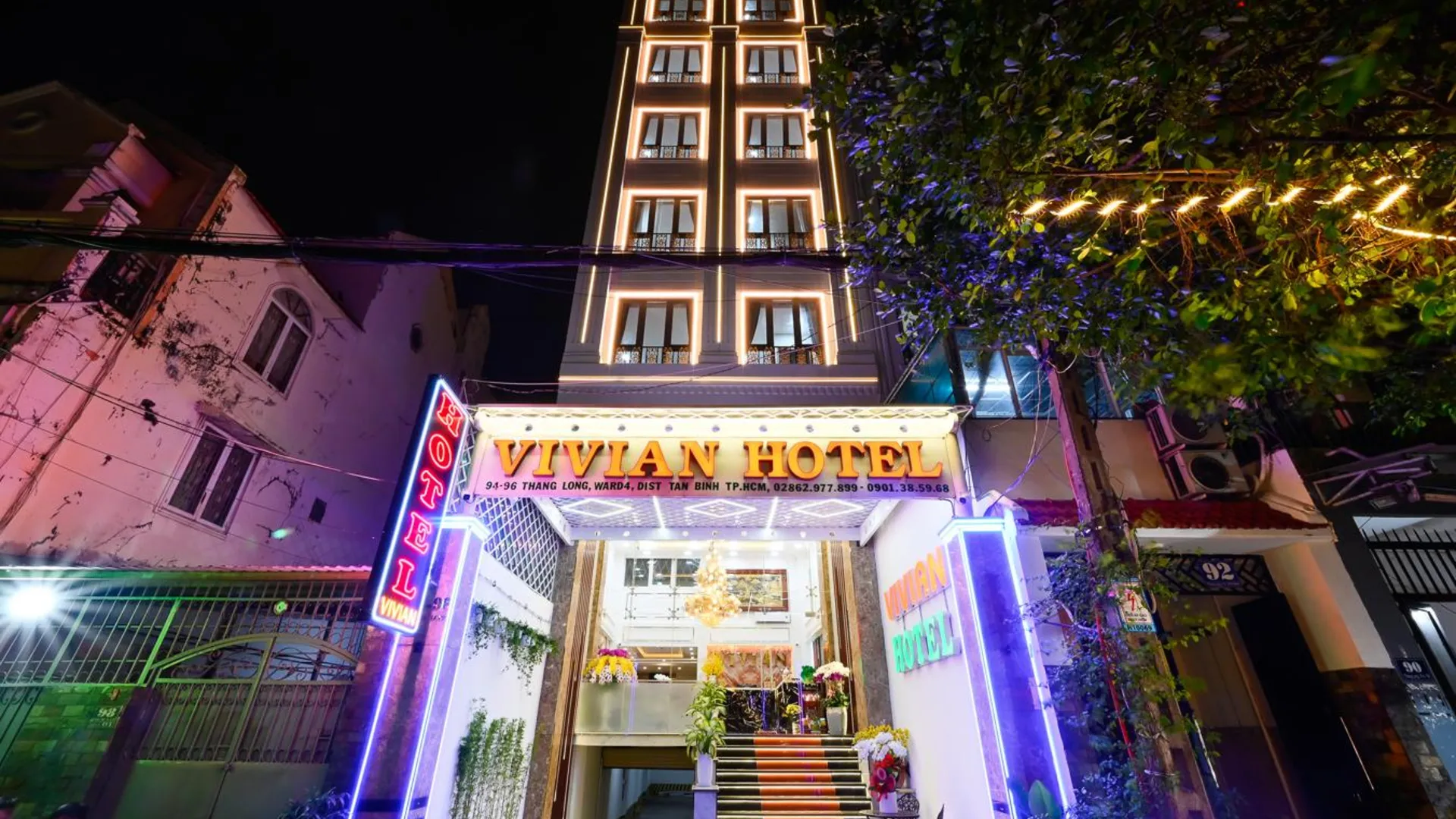 호치민 비비안 에어포트 호텔 사이공 4성급 호텔 전망