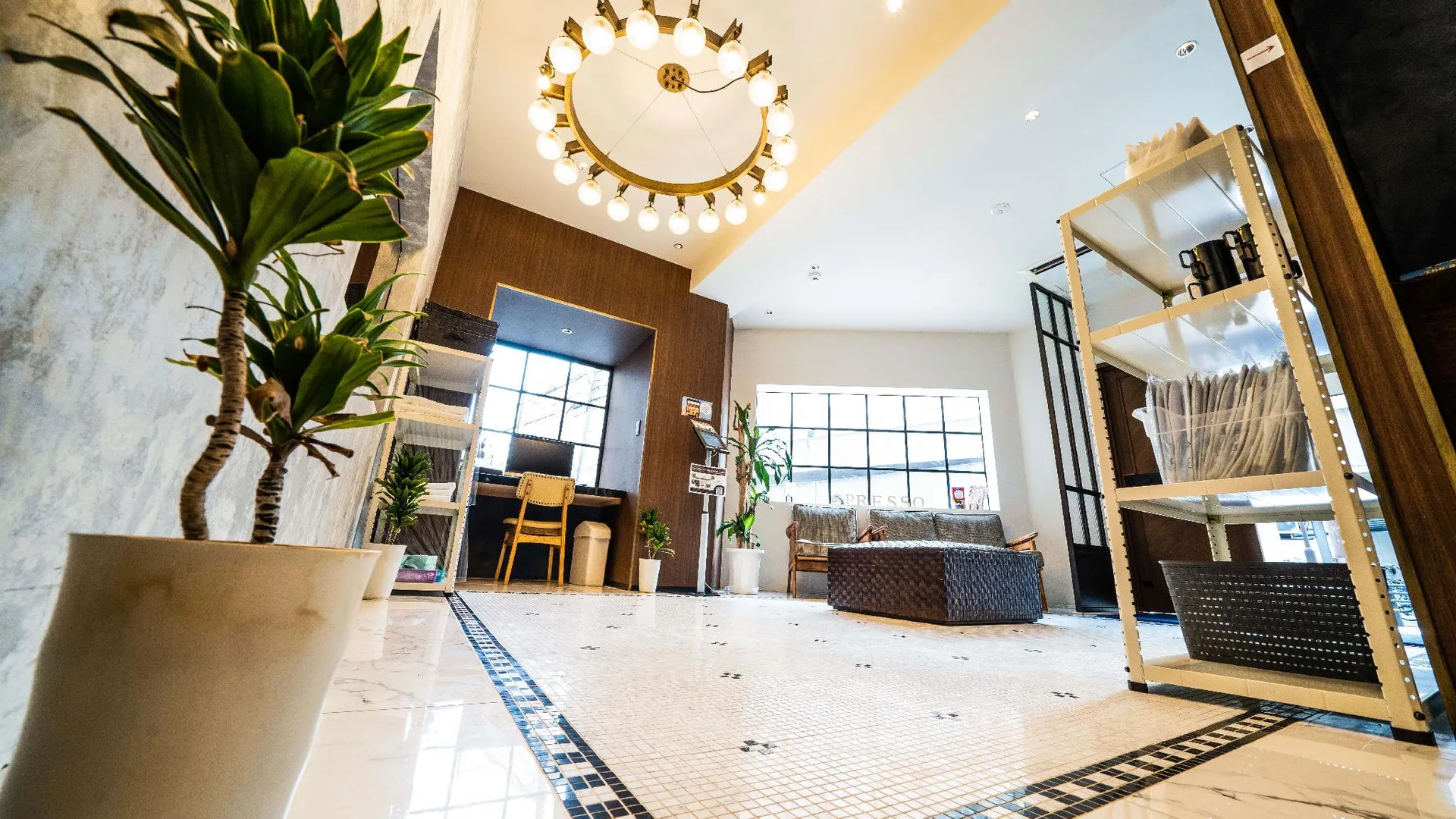 오사카 호텔 에스프레소 남바 2성급 호텔 로비