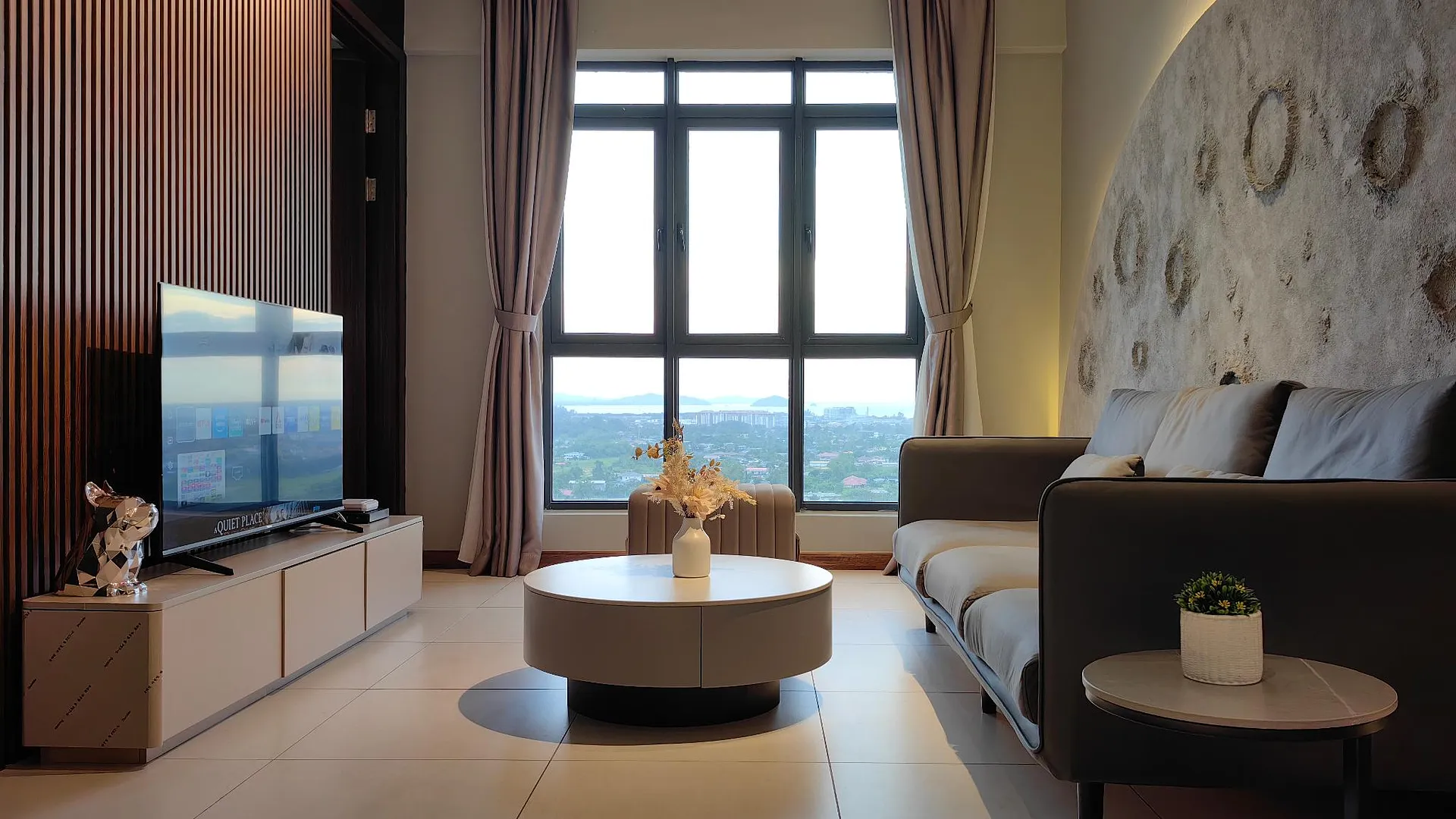 코타키나발루 크파얀의 아파트먼트 (65m², 침실 2개, 프라이빗 욕실 2개) 3성급 싱글룸 스위트룸