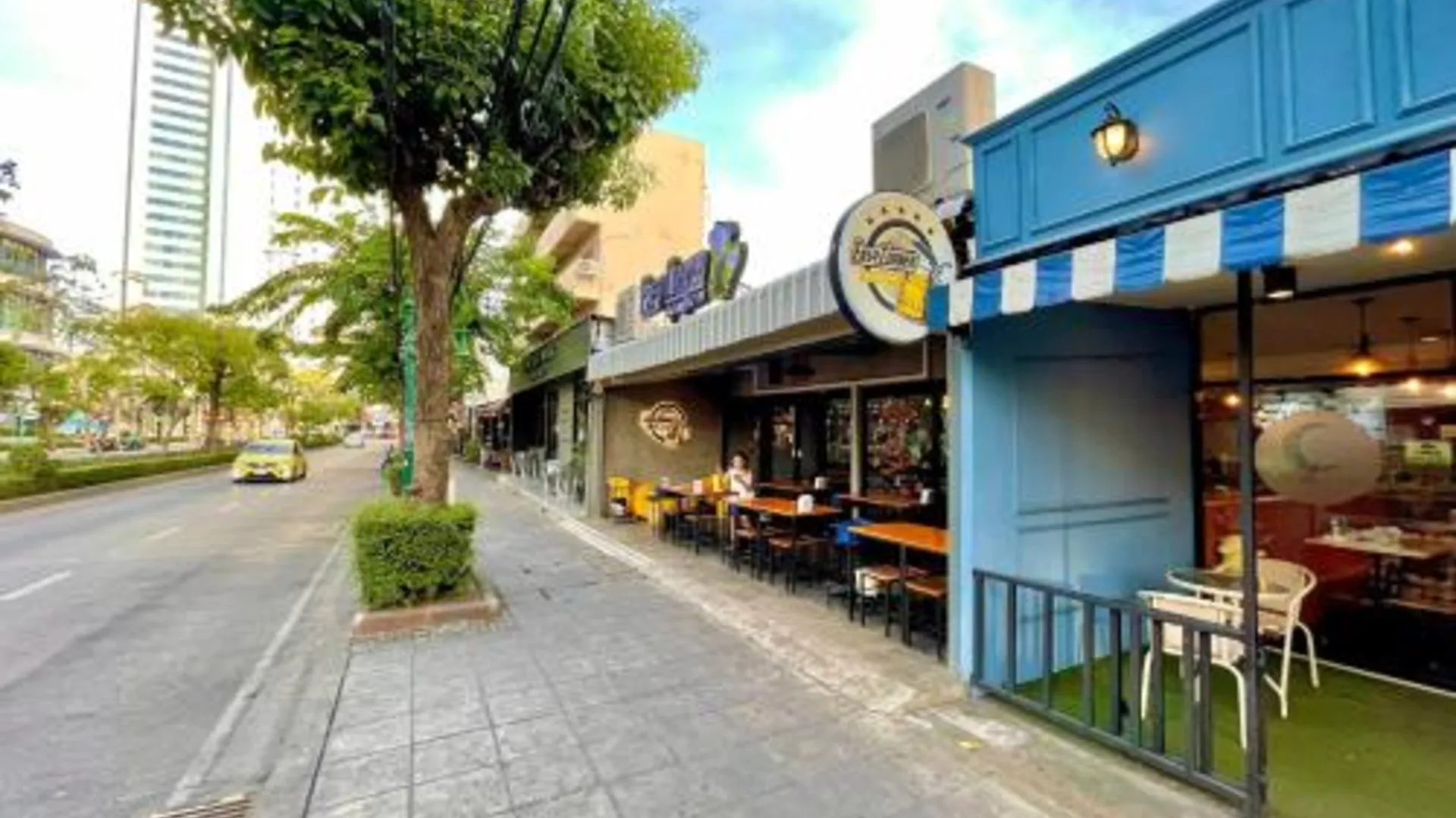 방콕 방콕 리버사이드의 아파트먼트 (30m², 침실 1개, 프라이빗 욕실 1개) 3성급 게스트하우스 레스토랑