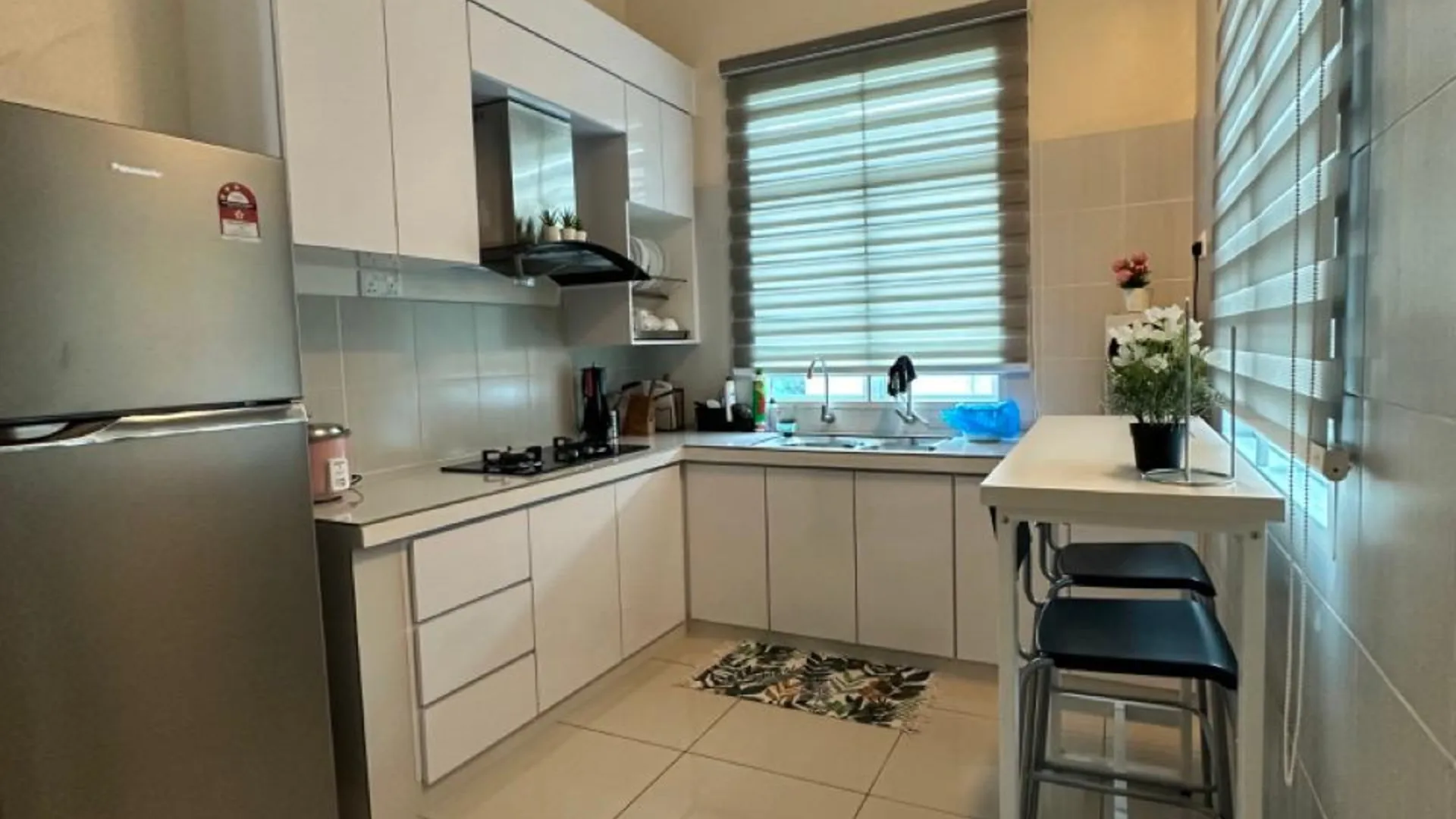 말라카 자신의 프라이빗 하우스 (132m², 침실 4개, 프라이빗 욕실 2개) 4성급 싱글룸 레스토랑