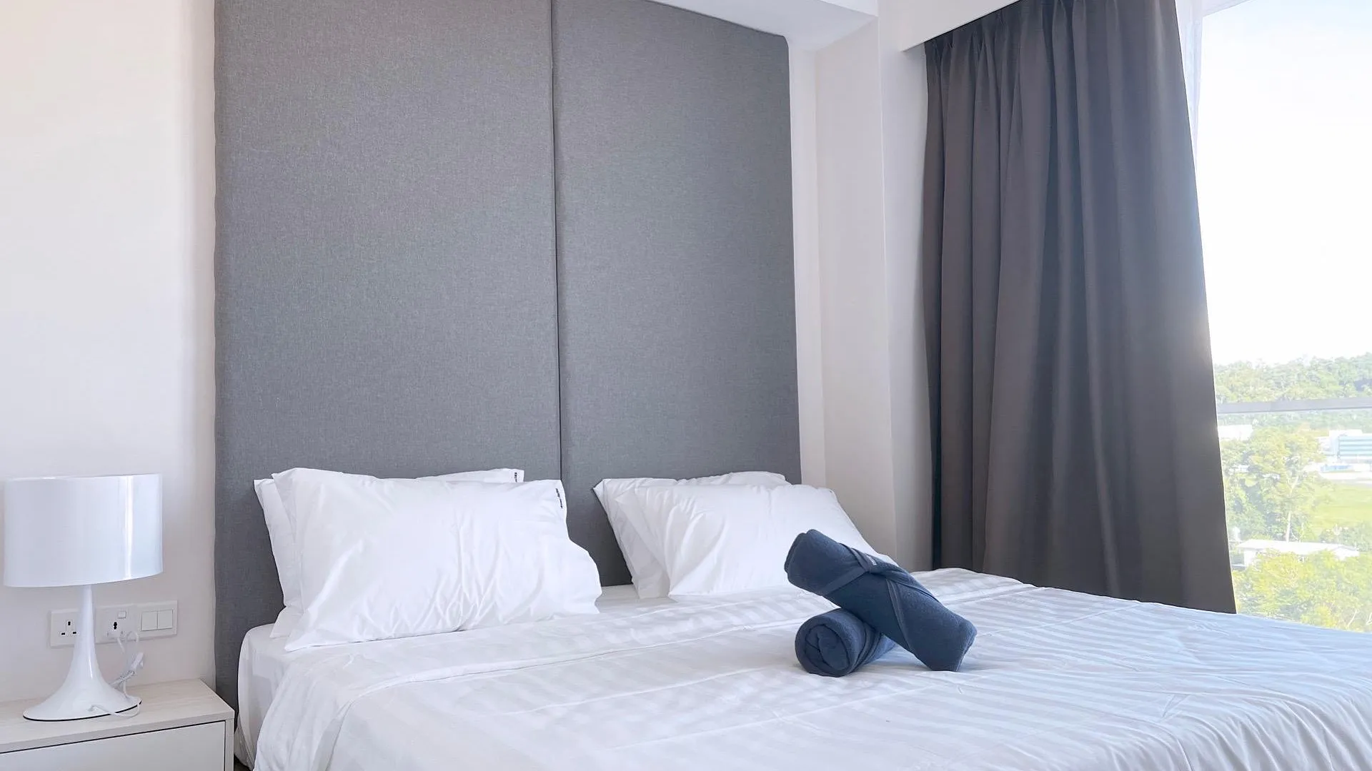 코타키나발루 탄중 아루의 아파트먼트 (94m², 침실 2개, 프라이빗 욕실 2개) 3성급 싱글룸 스위트룸