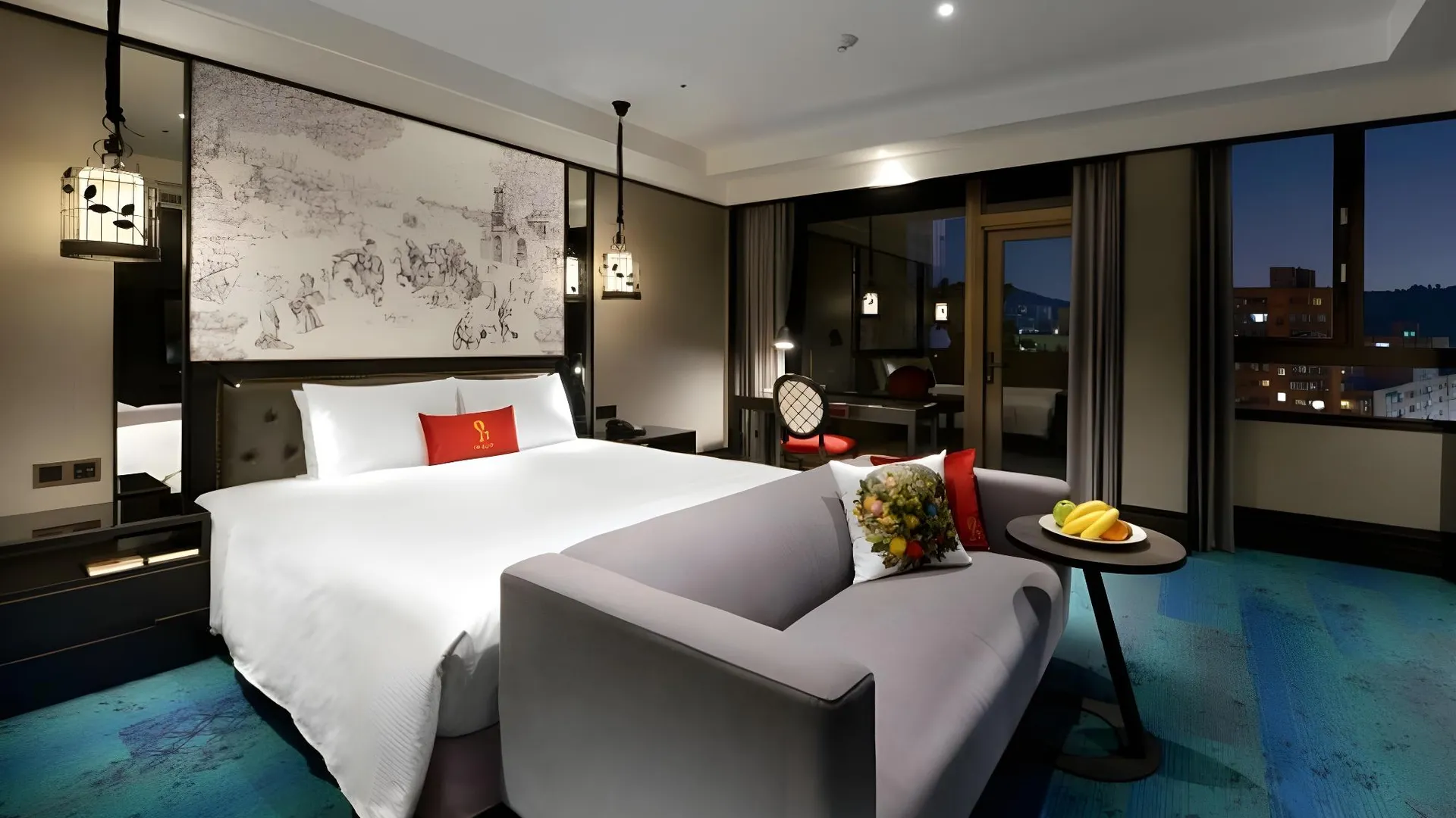 타이베이 저스트 팰리스 4성급 호텔 스위트룸