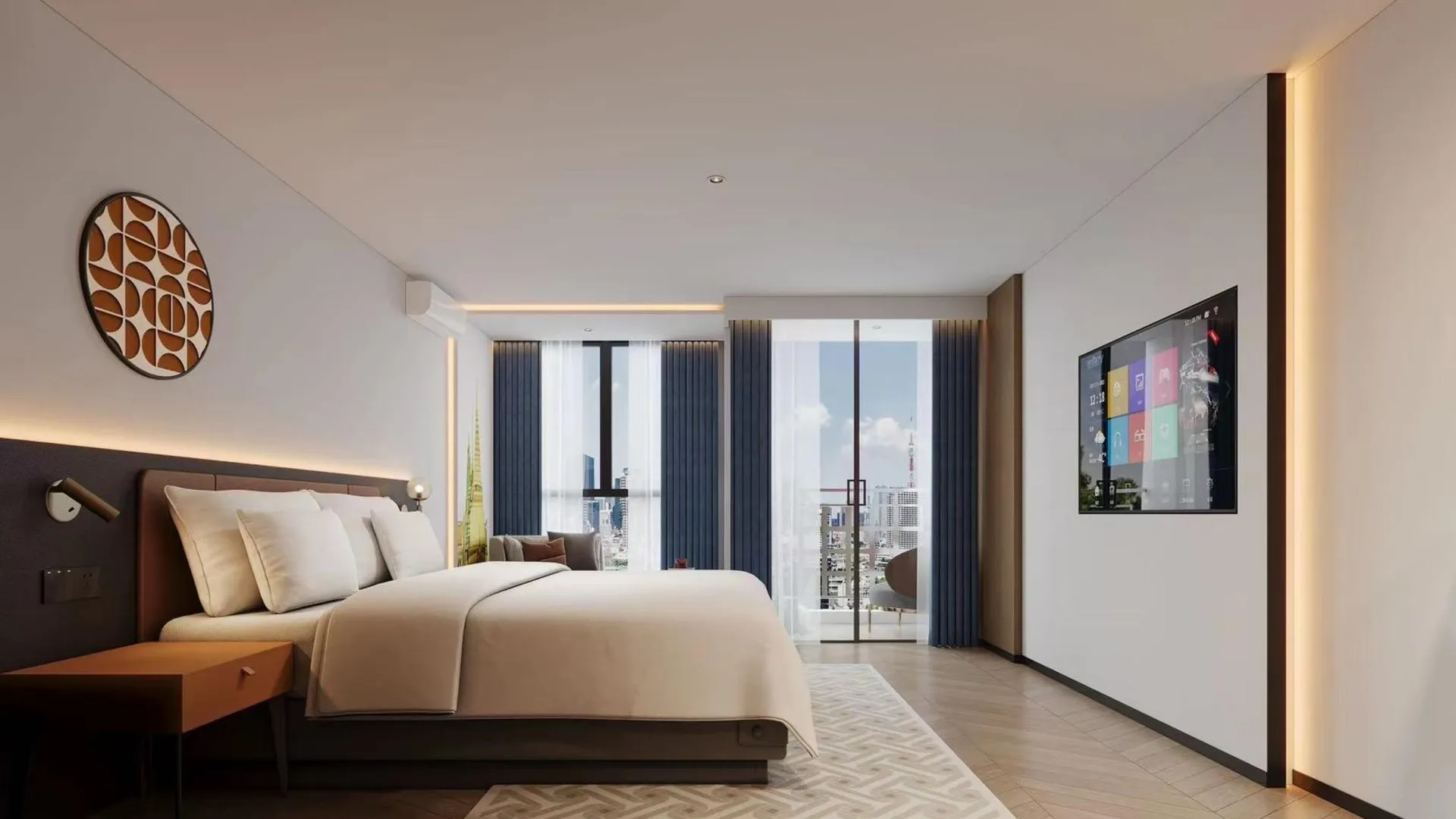 방콕 쥐즈 호텔 4성급 호텔 스위트룸