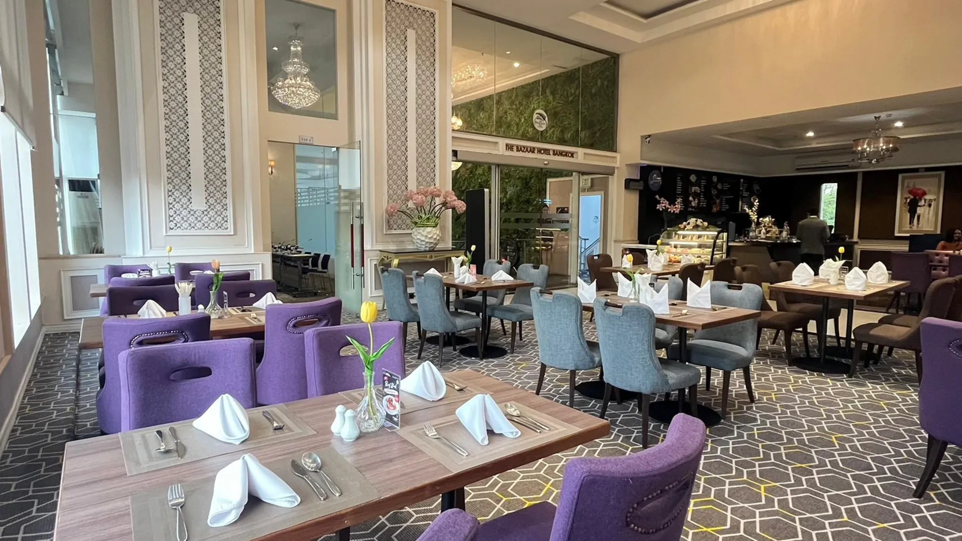 방콕 더 바자 호텔 방콕 – MRT 랏프라오 랏차다피섹 5성급 호텔 레스토랑