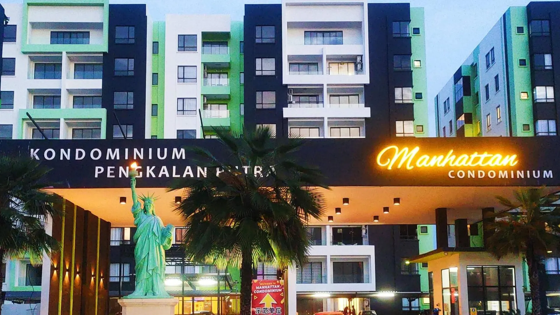 이포 캄풍 쿠차이의 아파트먼트 (100m², 침실 2개, 프라이빗 욕실 2개) 3성급 싱글룸 로비