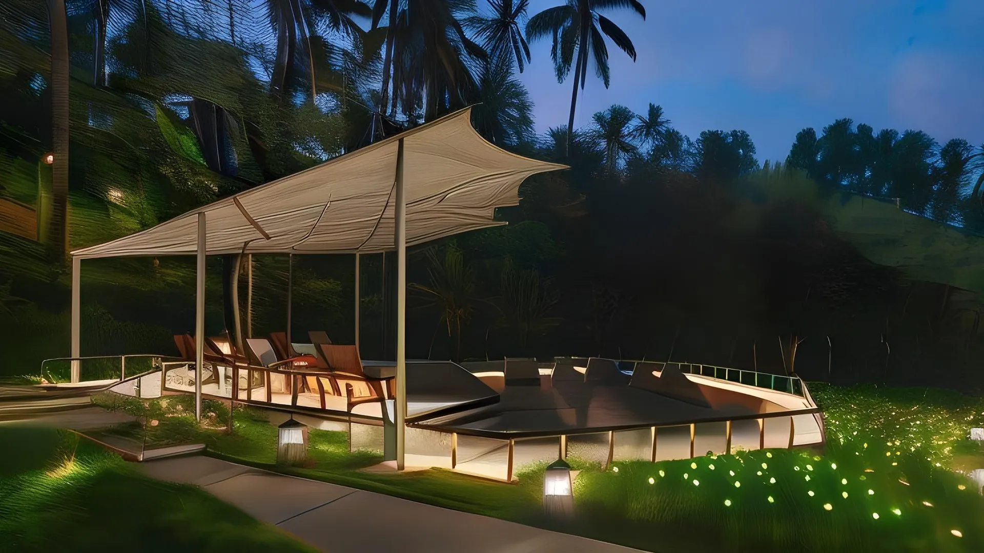 발리 보보캐빈 우붓, 발리 5성급 호텔 수영장