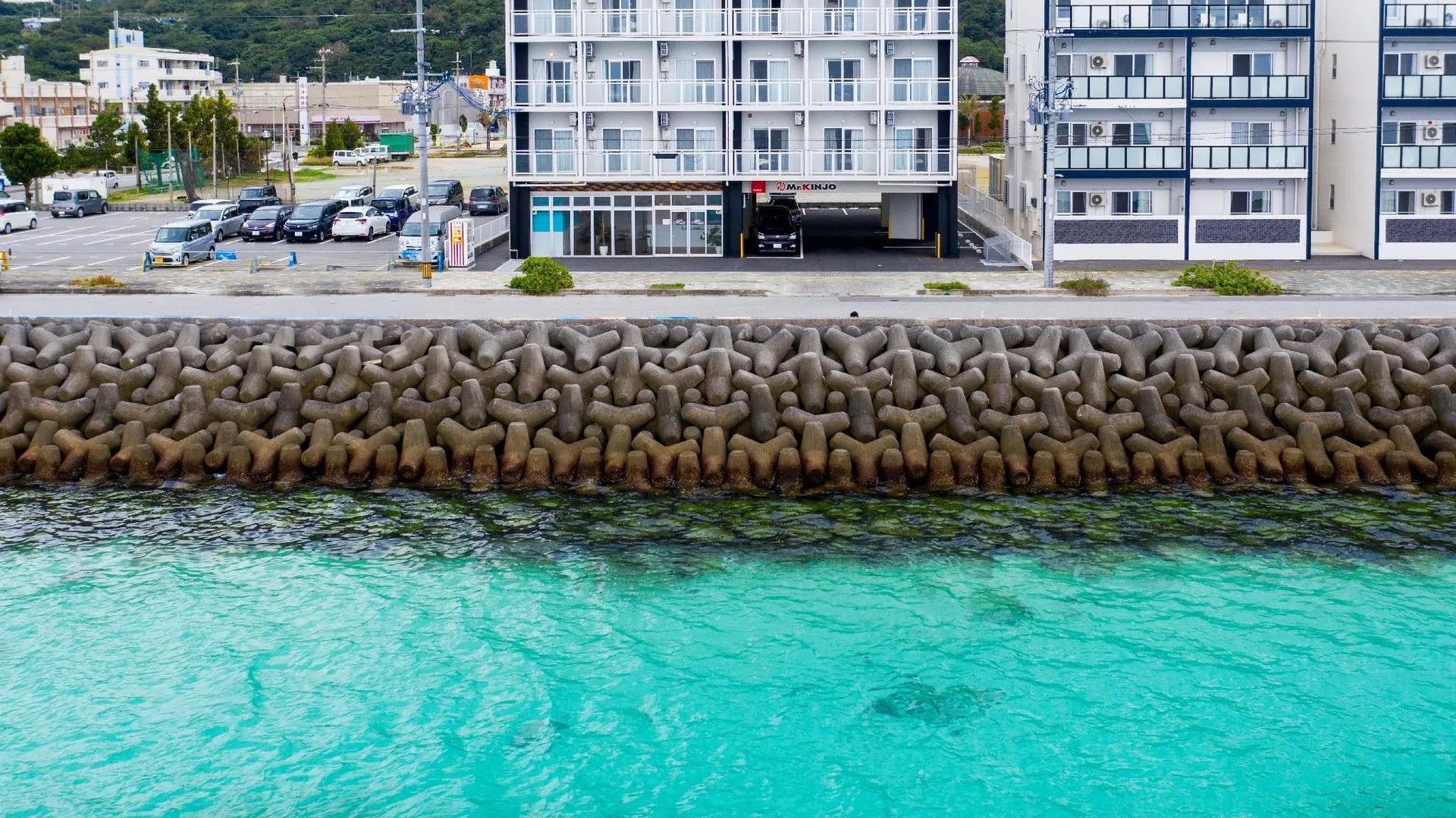 오키나와 본섬 호텔 미스터긴조 인 모토부 오션 테라스 2성급 호텔 객실