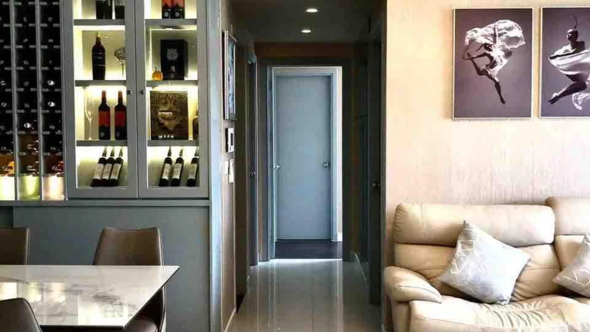 호치민 4군의 아파트먼트 (95m², 침실 3개, 프라이빗 욕실 2개) 3성급 싱글룸 객실