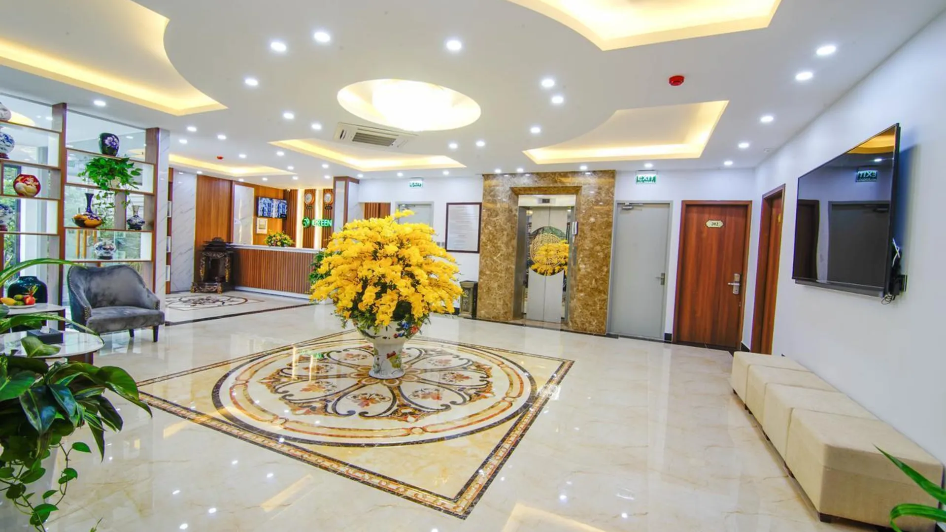 하노이 그린 하동 호텔 4성급 호텔 레스토랑