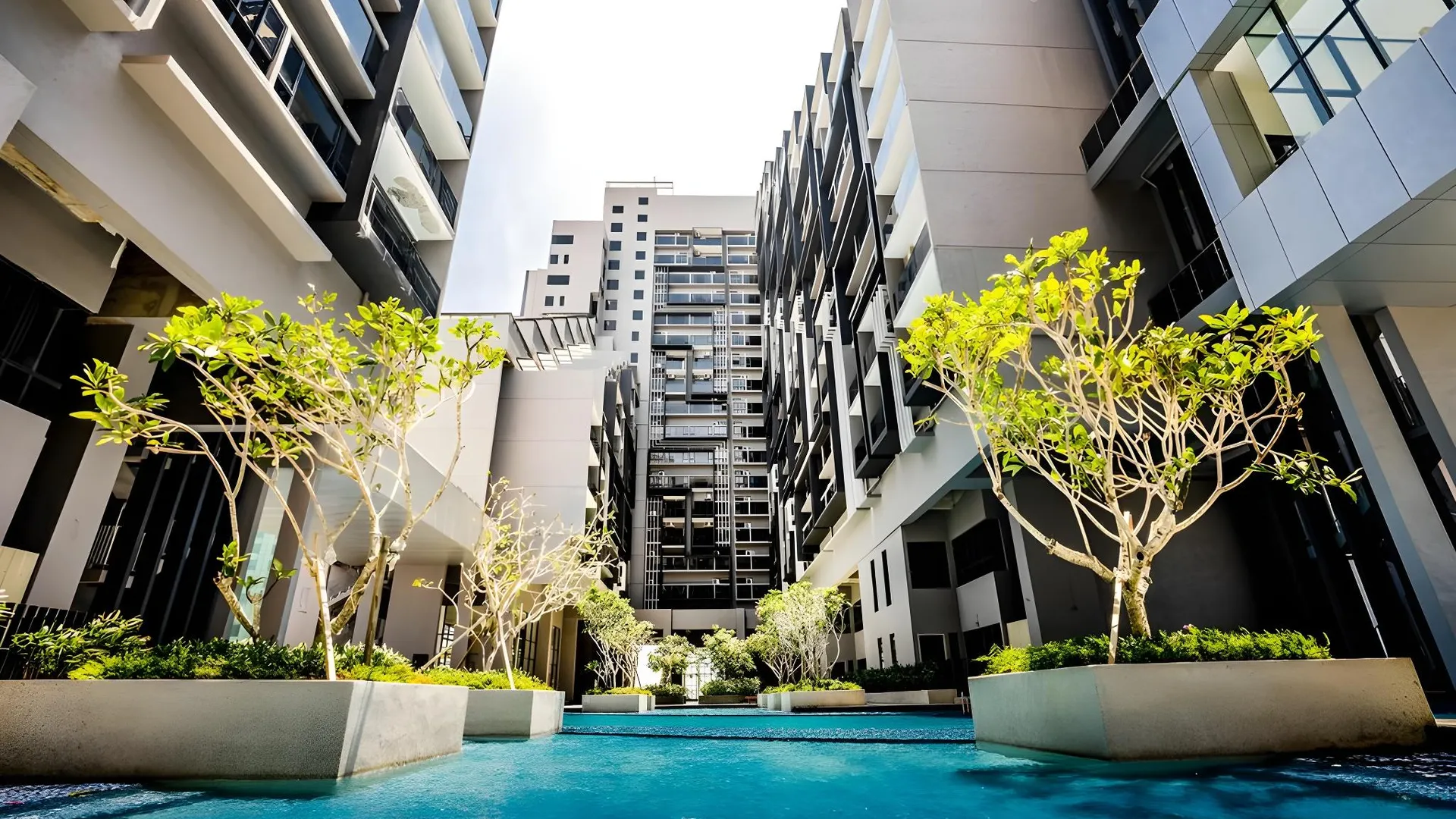 말라카 멜라카 라야의 아파트먼트 (70m², 침실 2개, 프라이빗 욕실 2개) 4성급 싱글룸 수영장