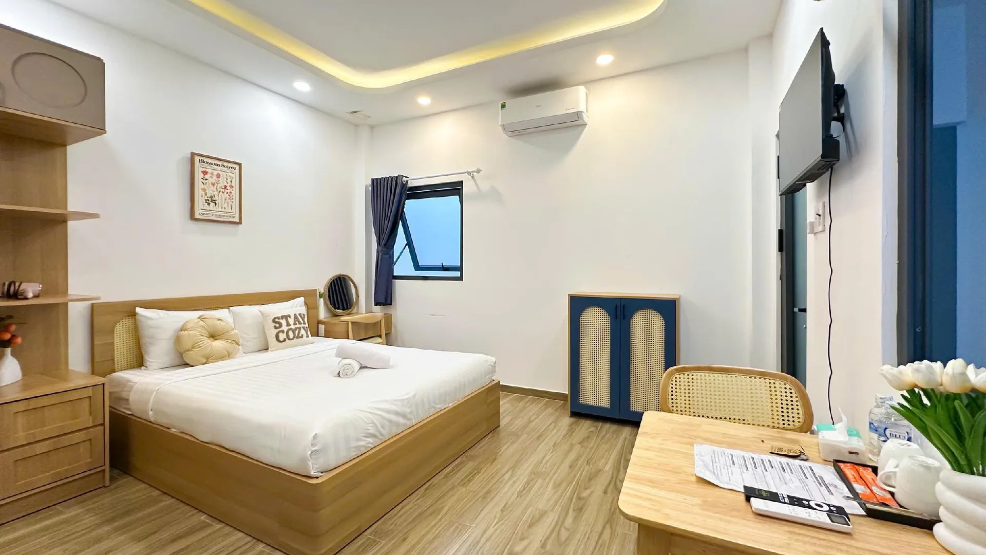 호치민 어버네스트 아파트호텔 - 헬로아이 유어 홈 2성급 호텔 레스토랑