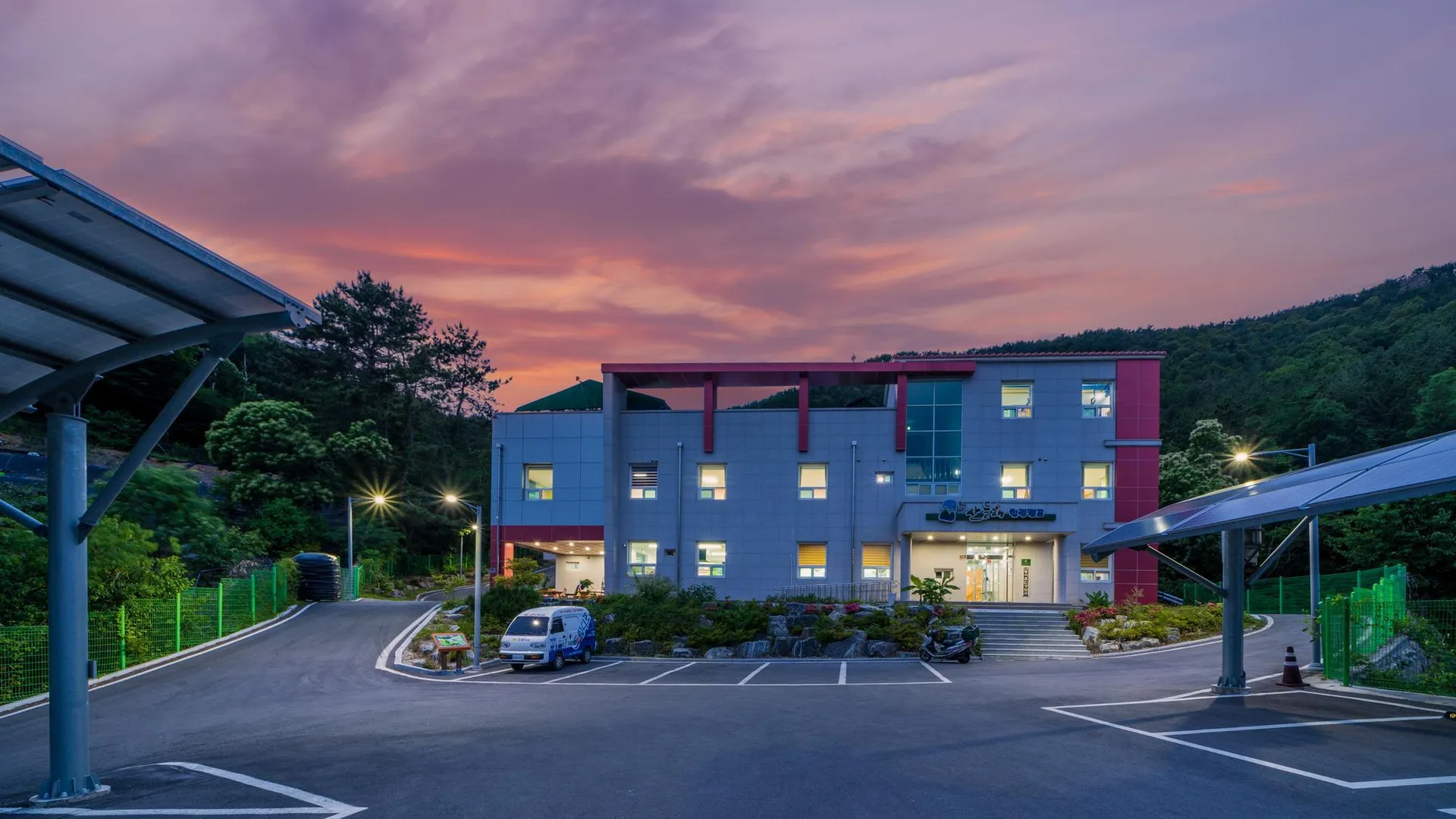 통영 통영 산들해 힐링캠프 펜션 3성급 게스트하우스 전망