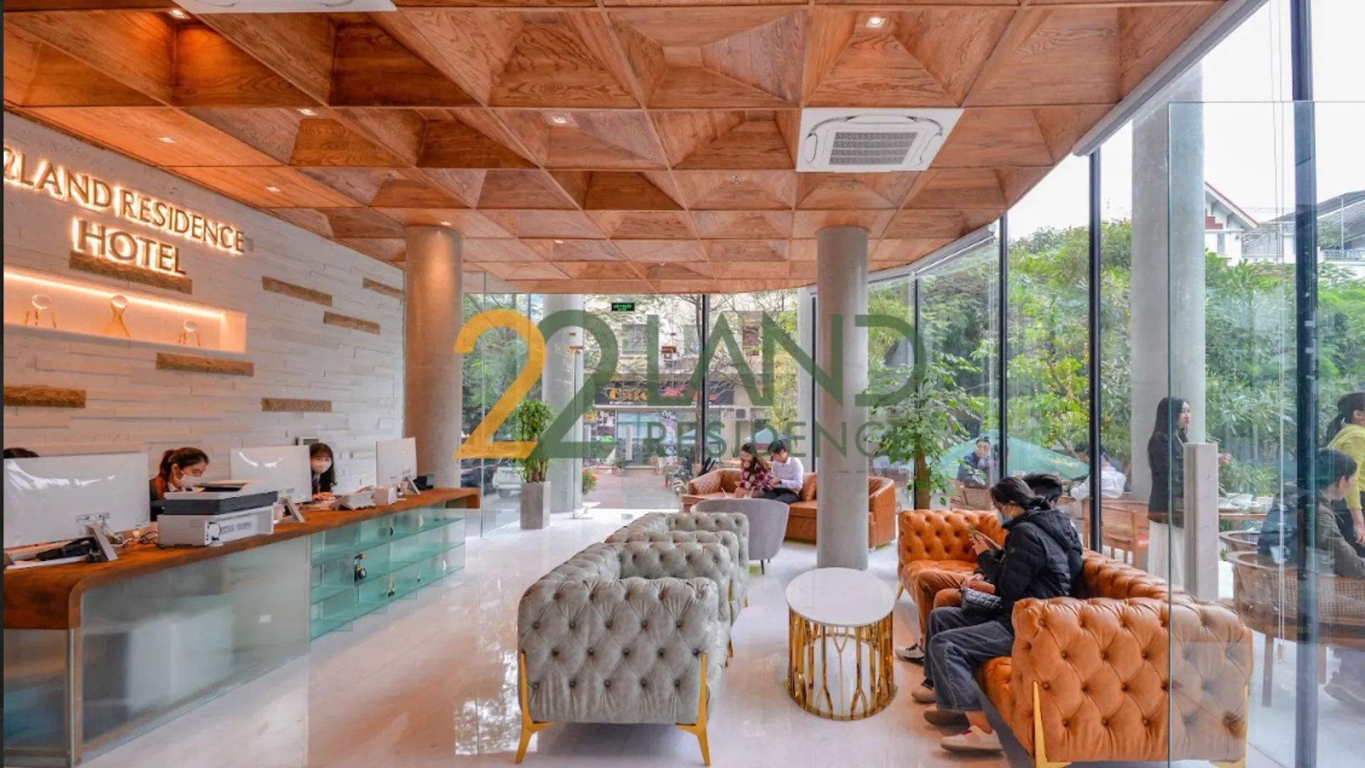 하노이 22 랜드 50 쯔엉꽁자이 4성급 호텔 로비