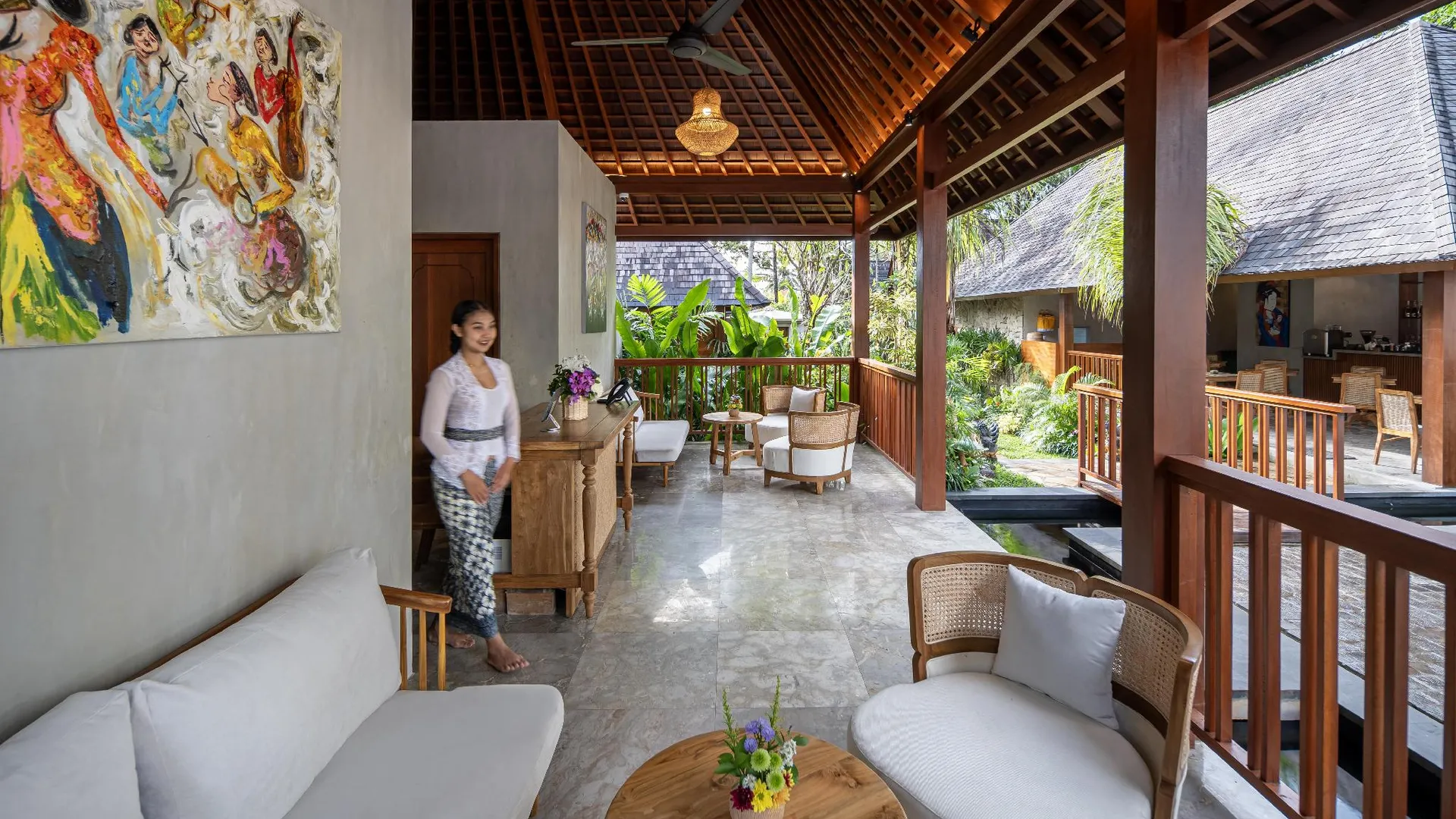 발리 우나기 우든 빌라 바이 에마나 3성급 호텔 로비