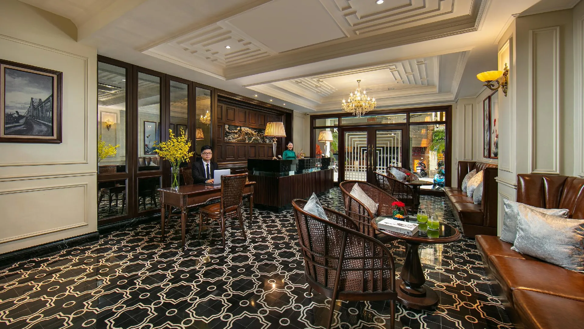 하노이 라 메조르 호텔 앤 스카이 바 4성급 호텔 외관