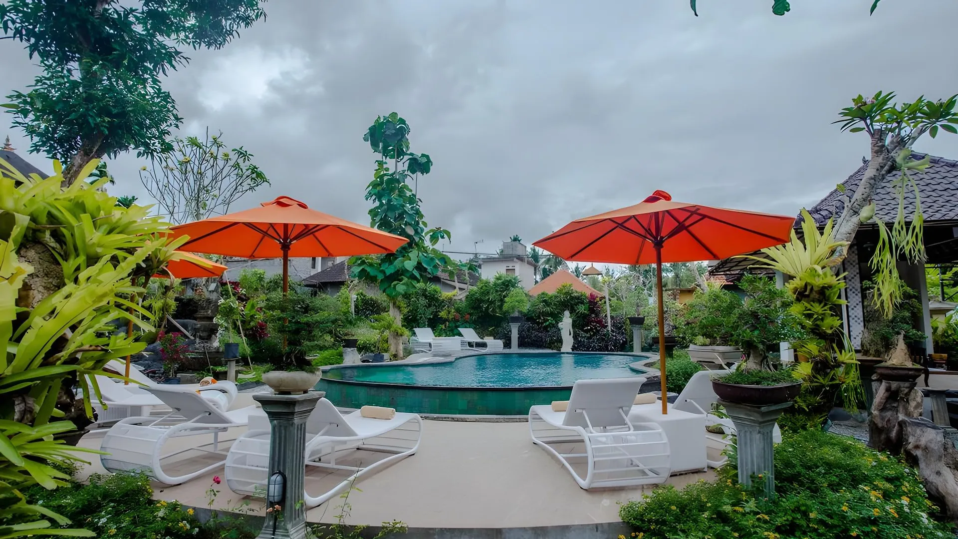 발리 차풍 코티지 2성급 호텔 객실