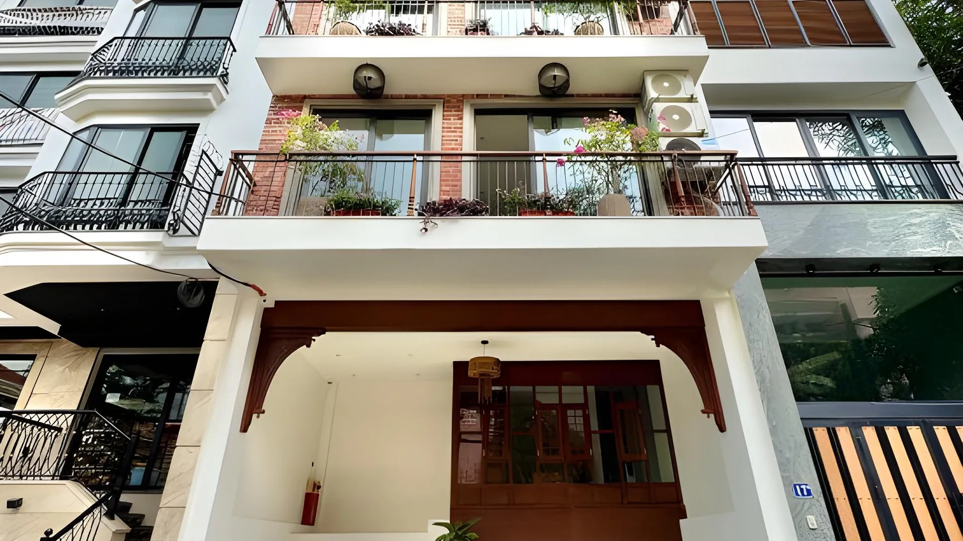 하노이 메종 냐 17 톤탓티엡 5성급 게스트하우스 레스토랑