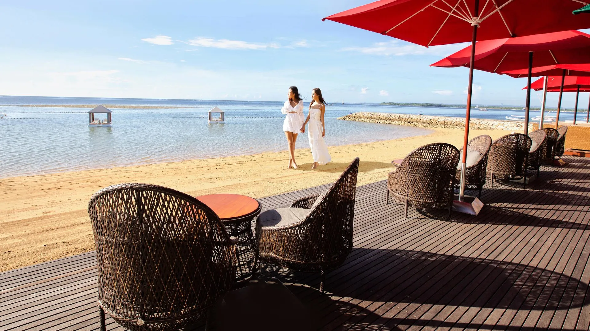 발리 푸리 산트리안 비치 리조트 앤 스파 4성급 호텔 객실