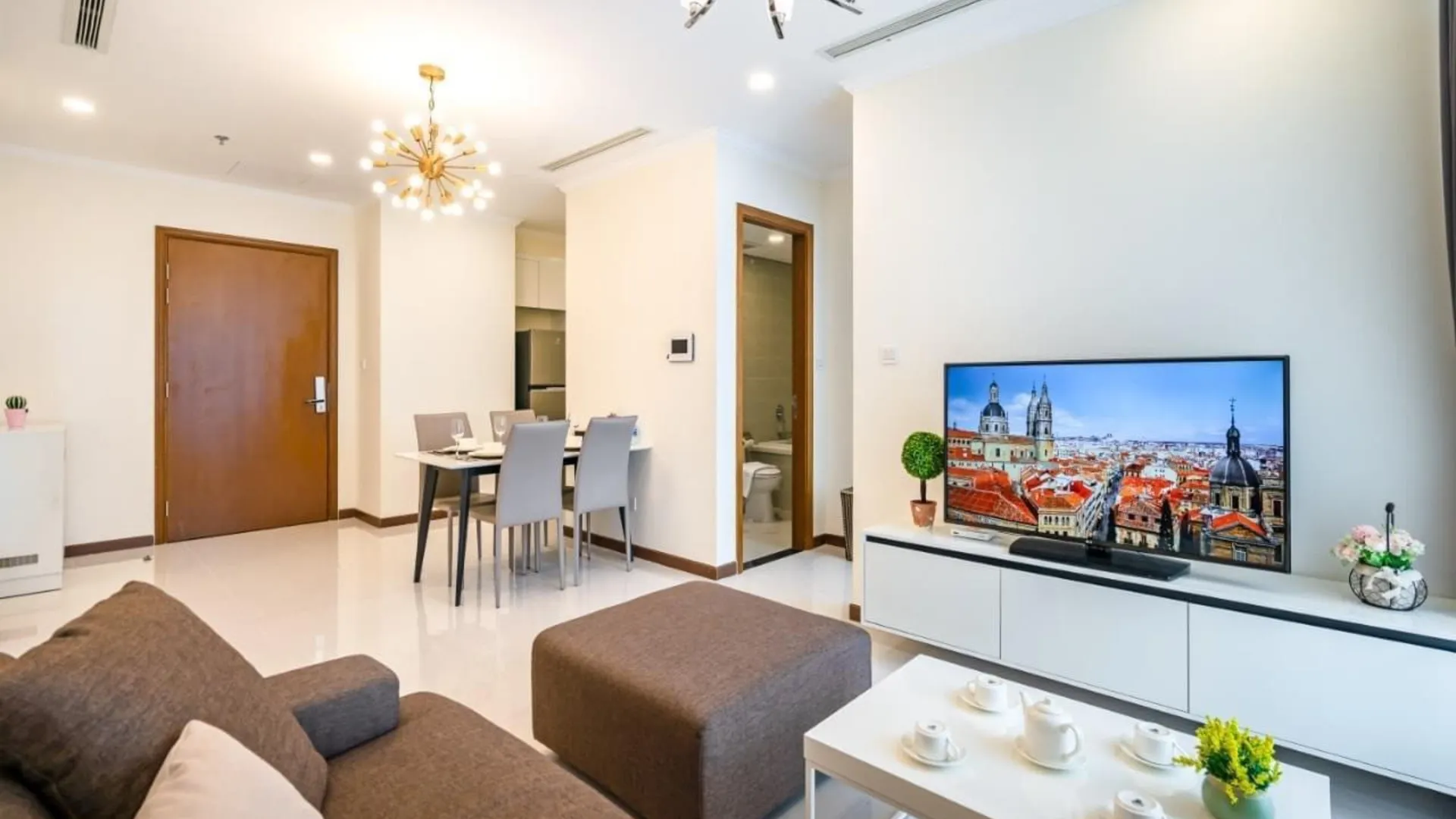 호치민 빈탄의 아파트먼트 (53m², 침실 1개, 프라이빗 욕실 1개) 5성급 싱글룸 스위트룸