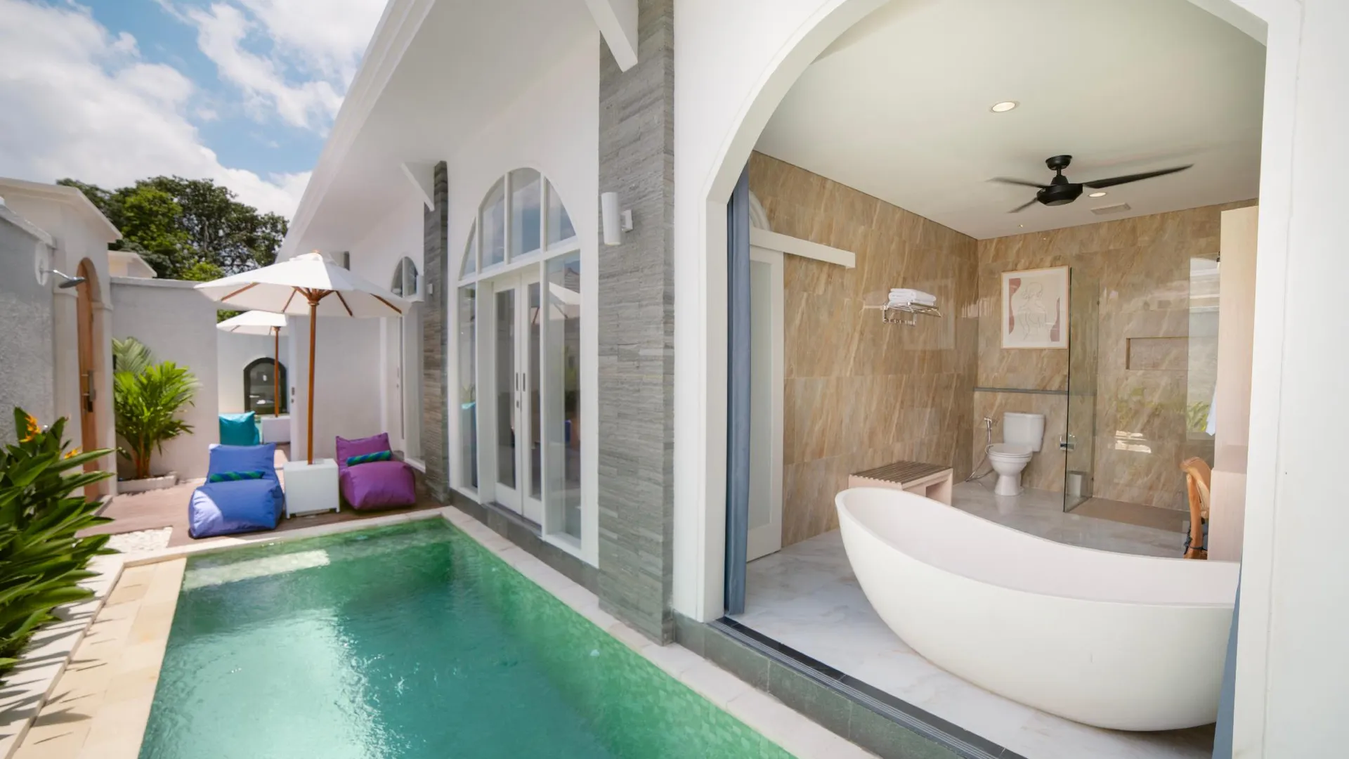 발리 디쿠부 발리 빌라 앤 스위트 5성급 게스트하우스 스위트룸