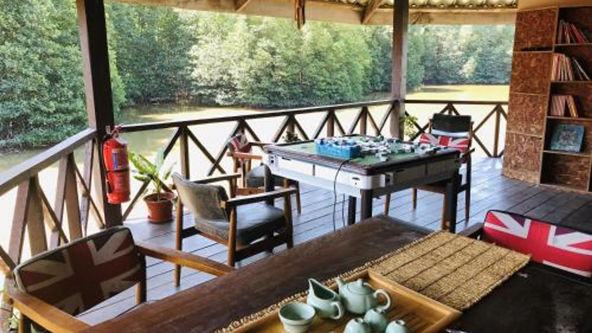 코타키나발루 가양 프렌들리 워터 하우스 홈스테이 3성급 호텔 로비