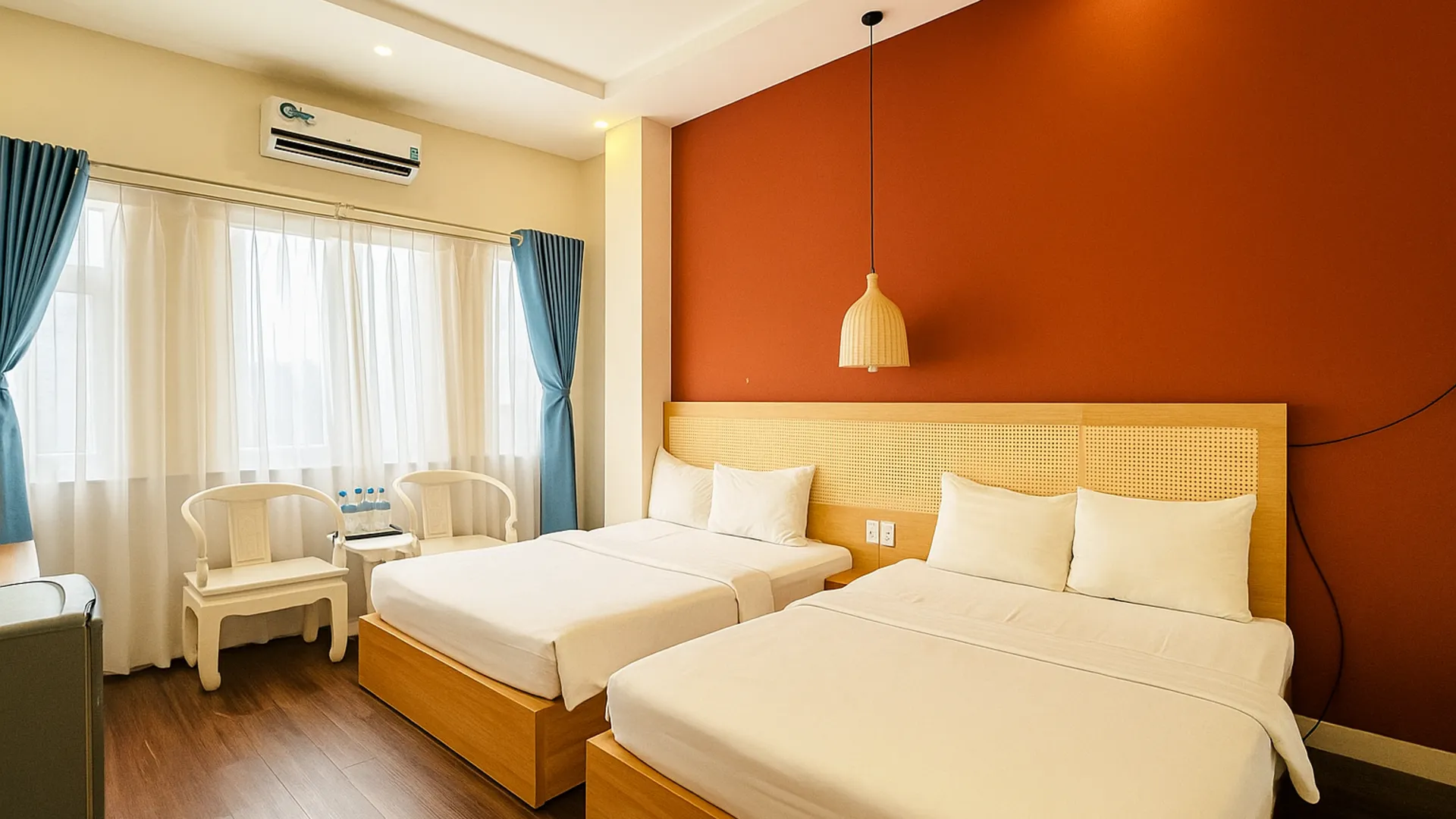 호치민 사이공 센트럴 호텔 2성급 호텔 객실