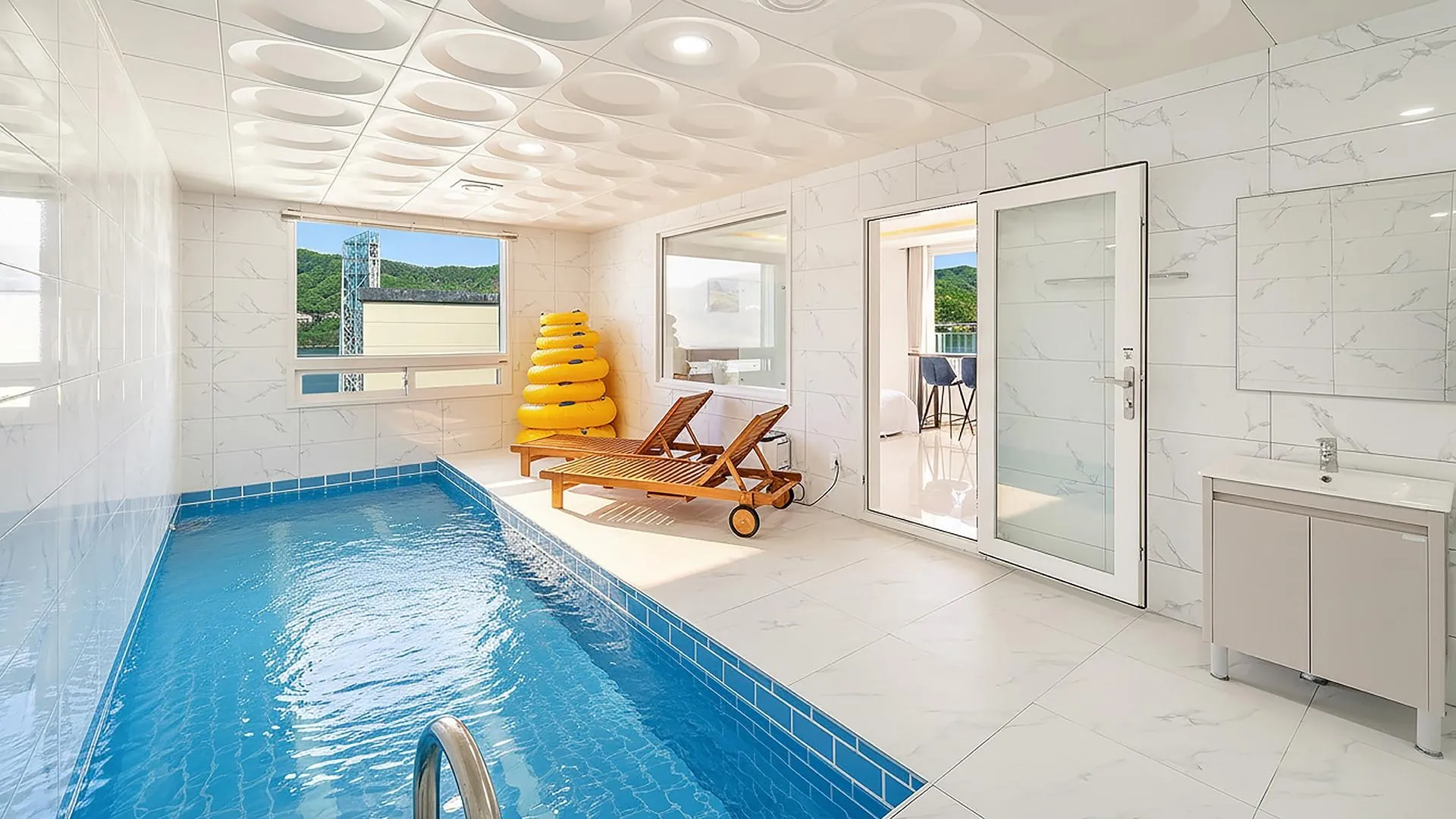 가평 가평 남이섬 보름달 풀빌라 4성급 게스트하우스 객실